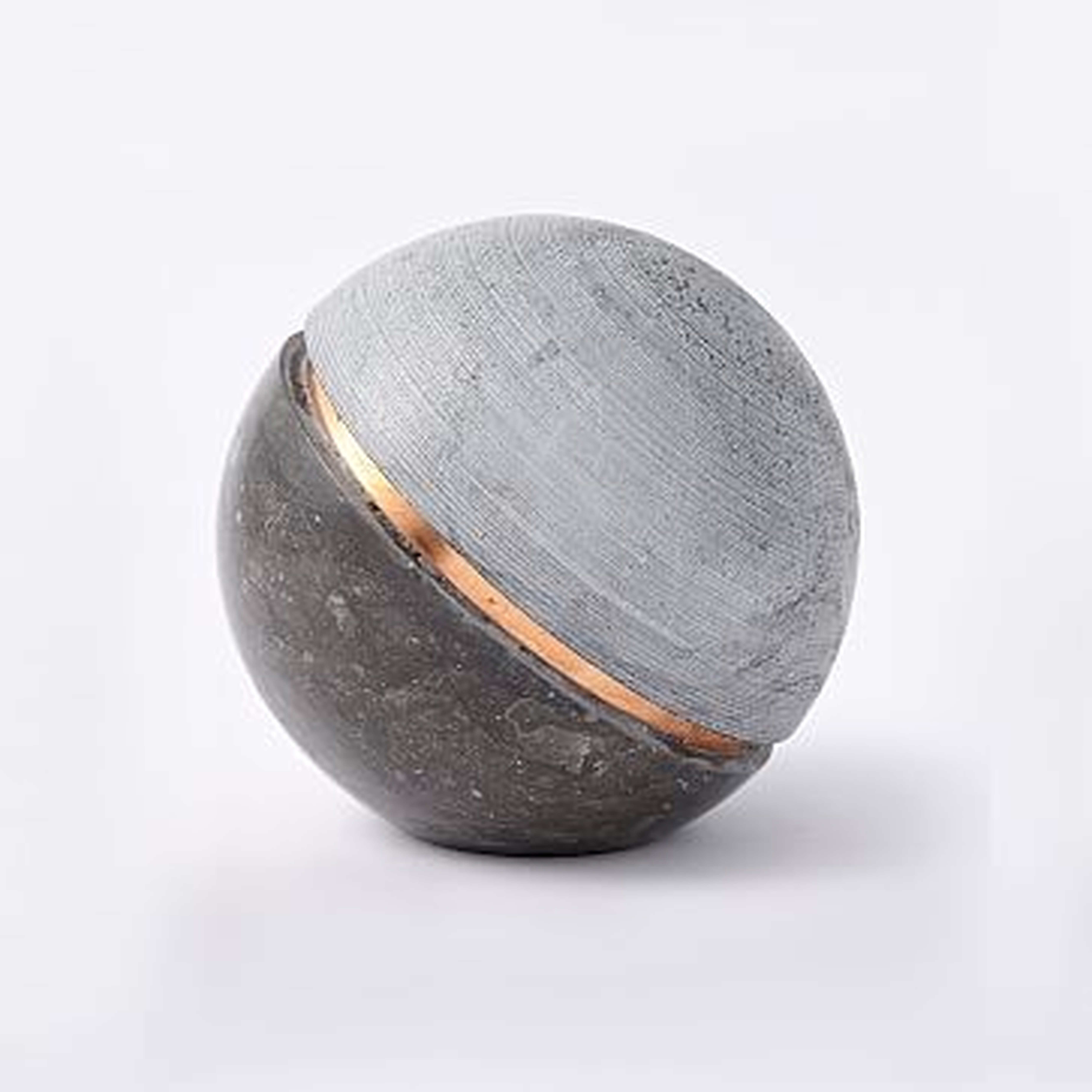Stone Sphere, Gray - West Elm