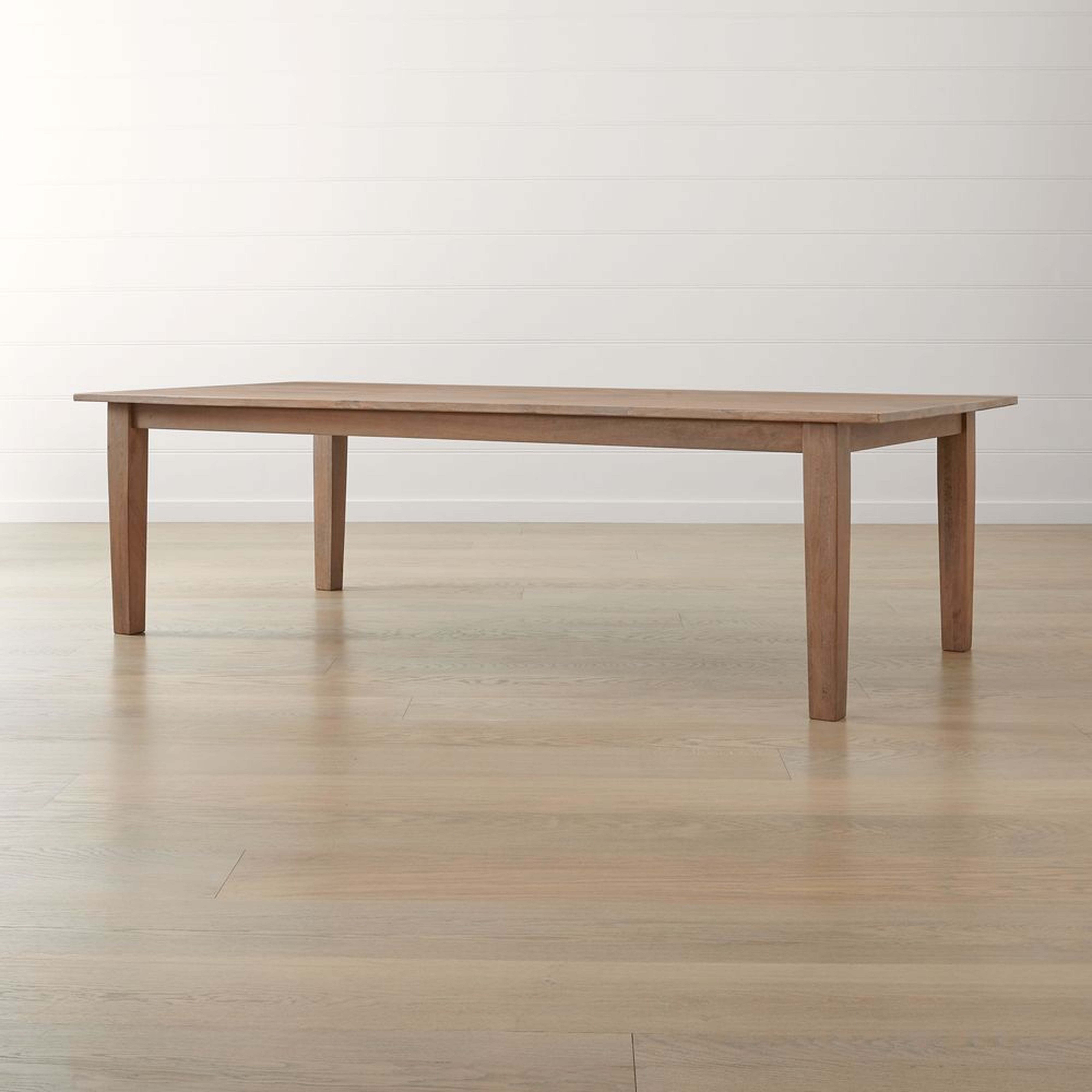 Basque Grey Wash 104" Dining Table - Crate and Barrel