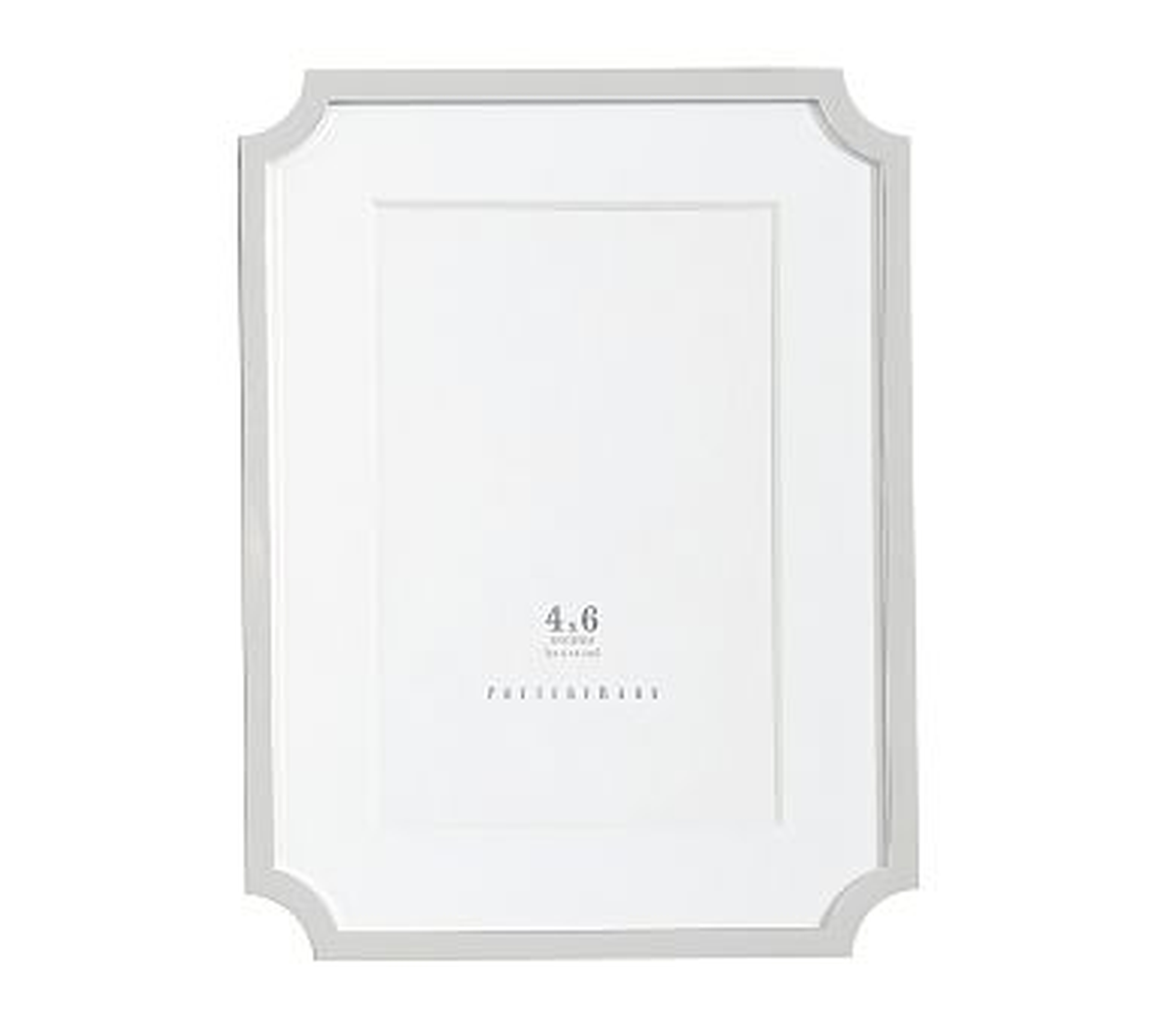 Abigail Silver-Plated Frame, 4x6 - Pottery Barn