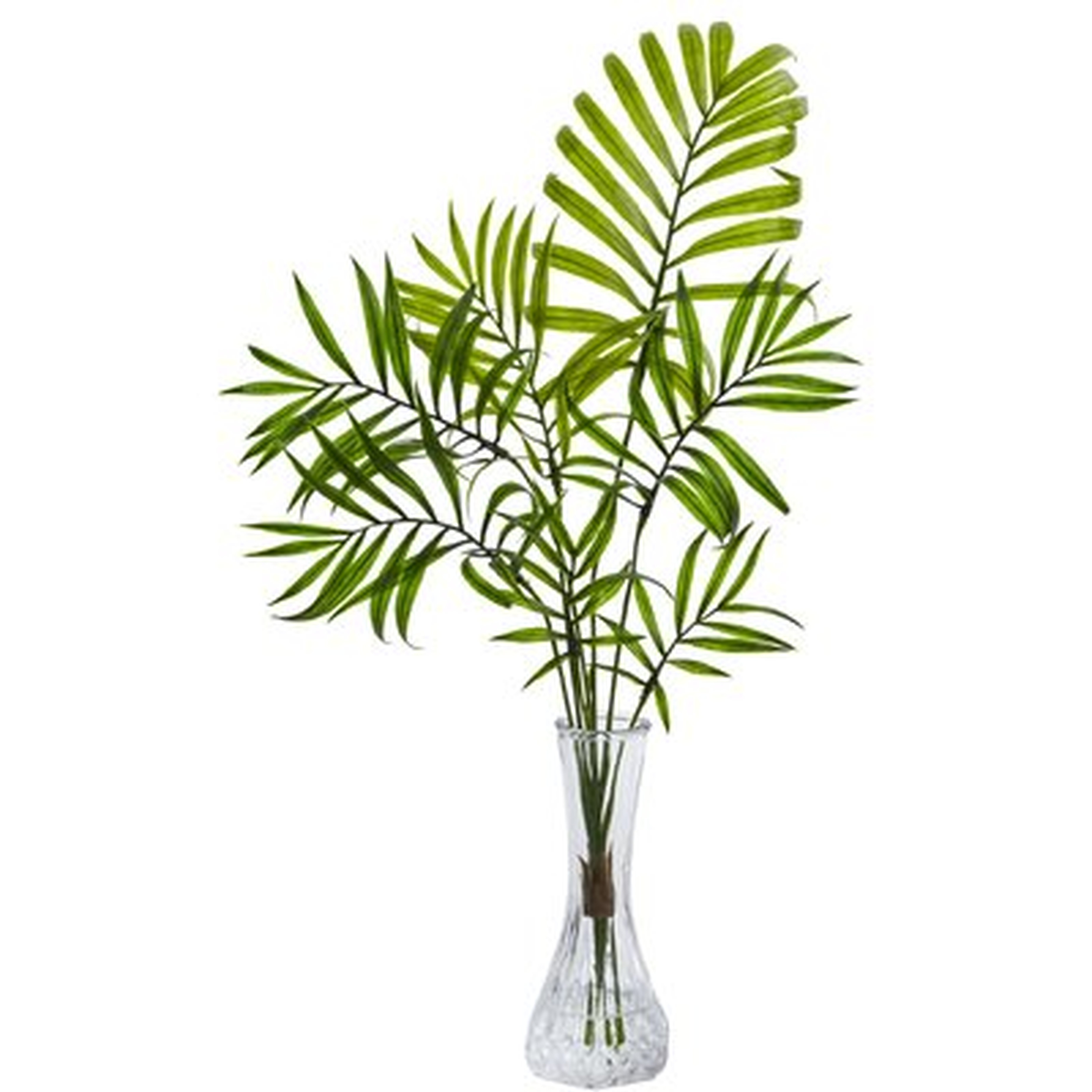 Mini Floor Palm Plant in Decorative Vase - Wayfair