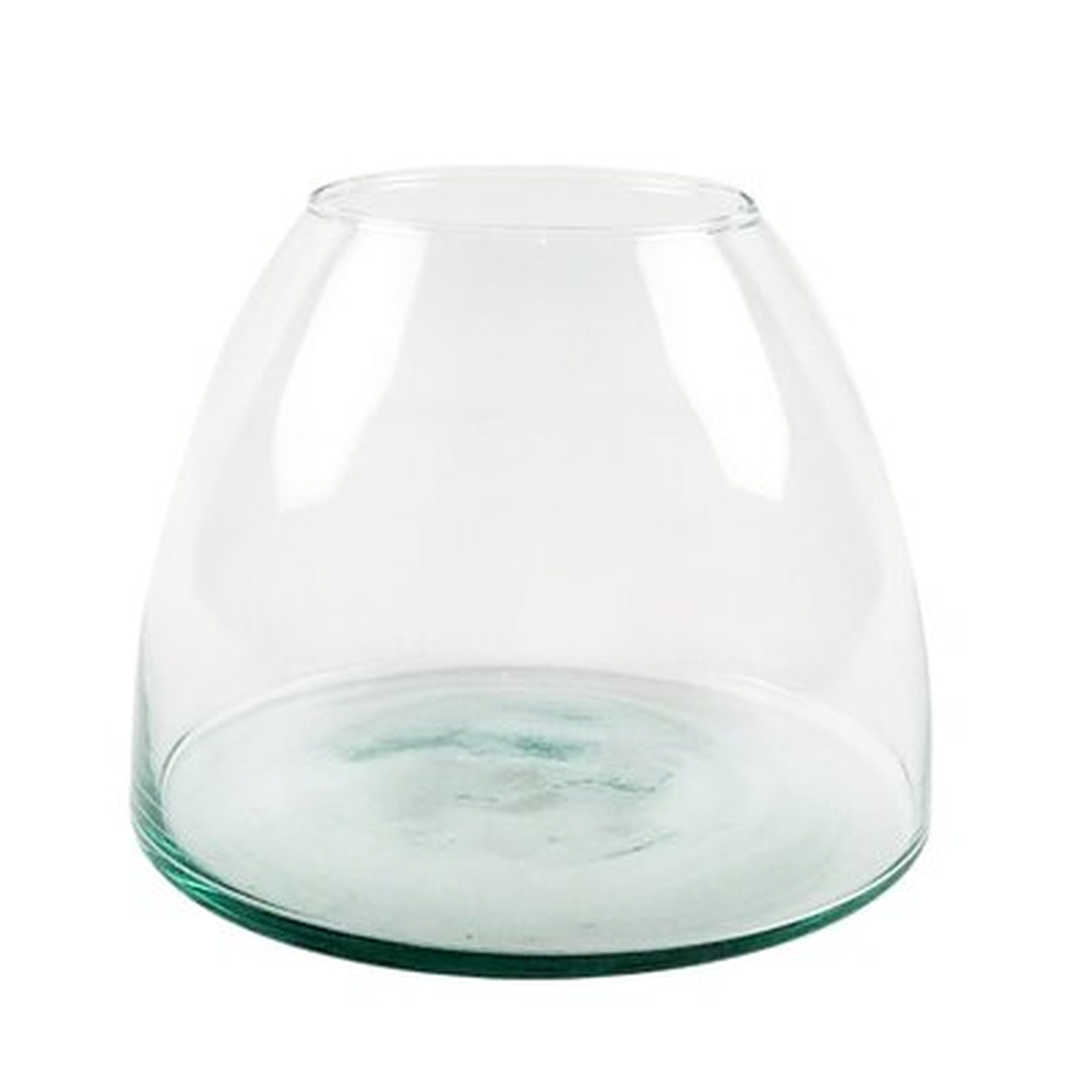 Savala Recycled Glass Table Vase (Set of 2) - Wayfair