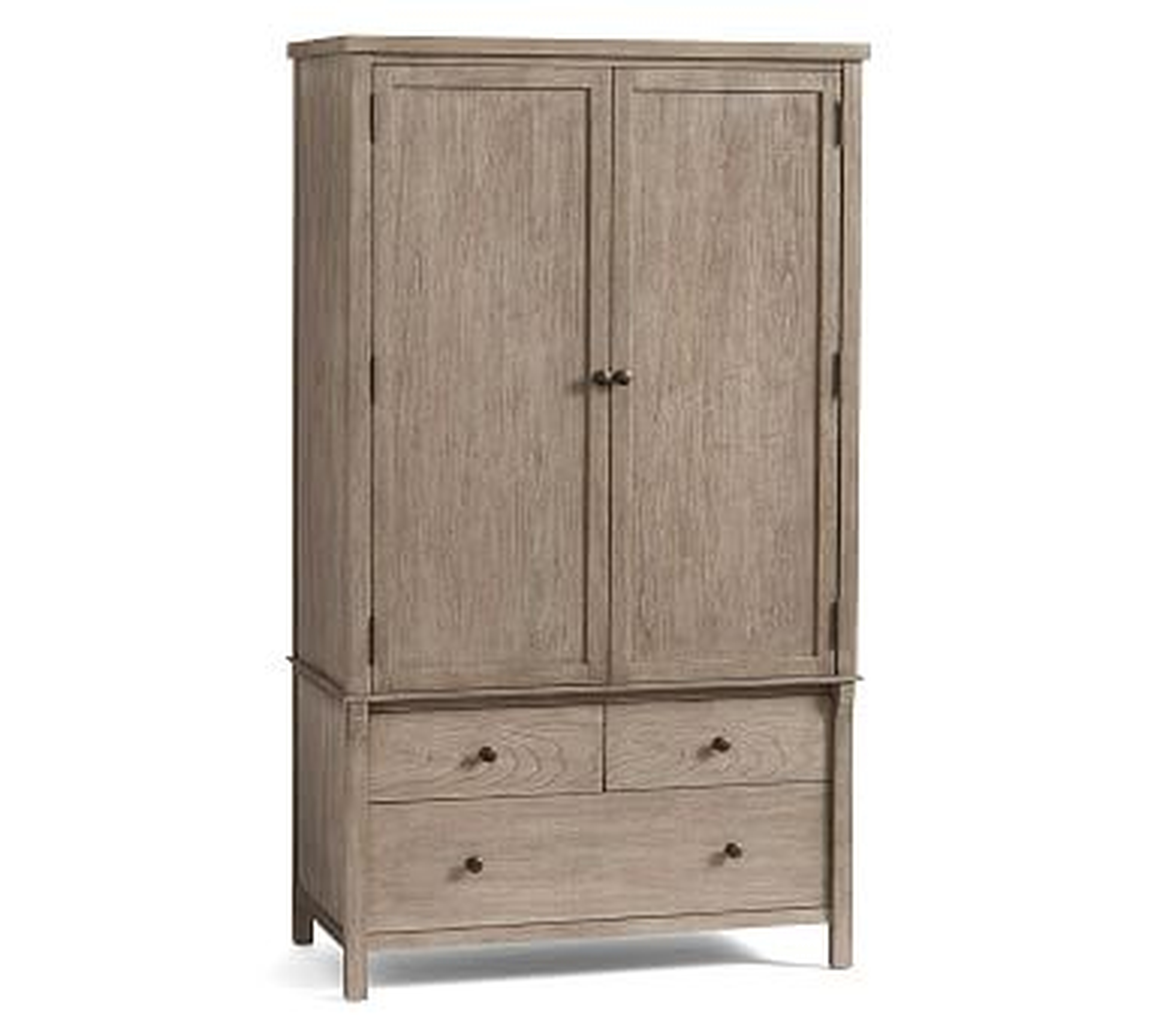 Toulouse Armoire, Gray Wash - Pottery Barn