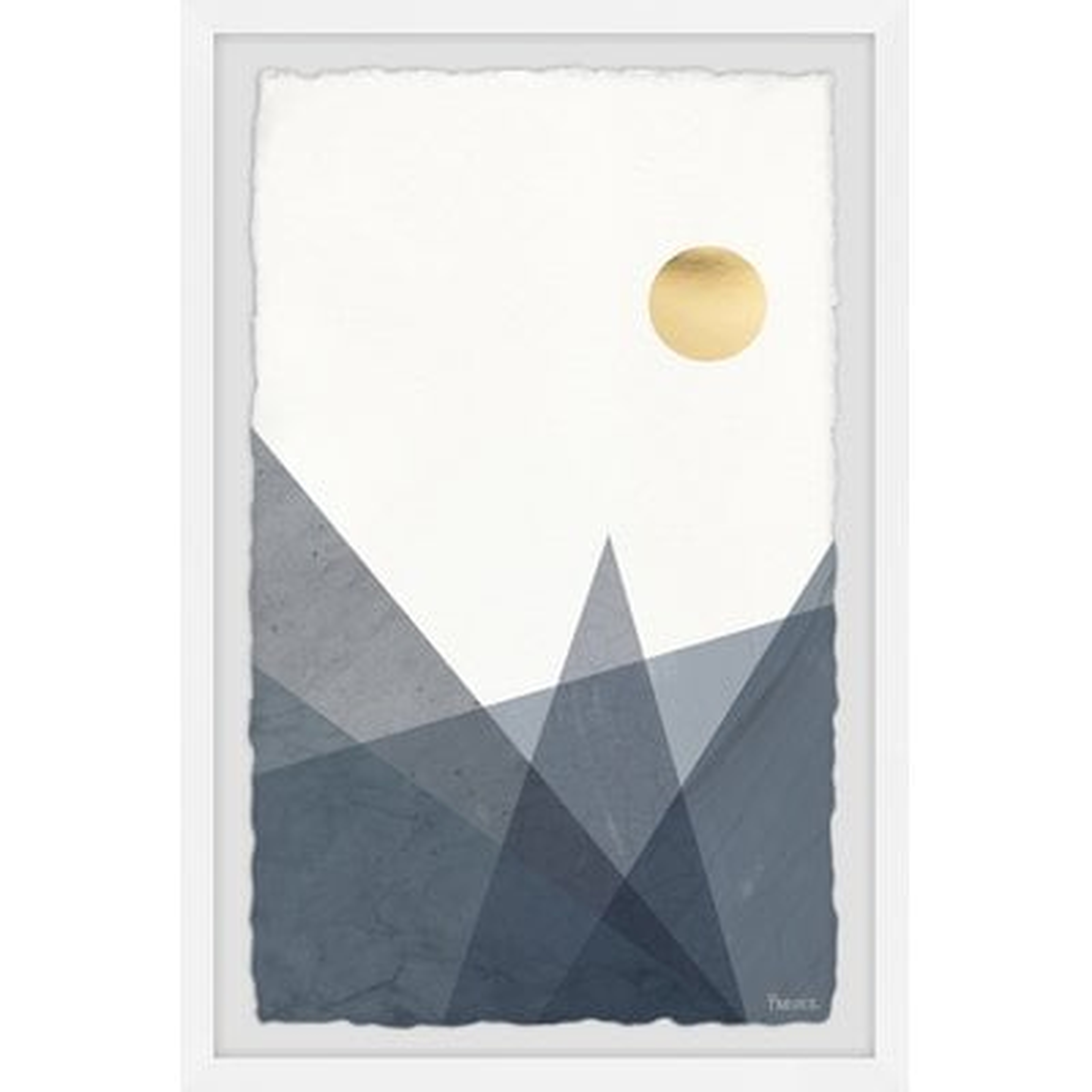 'Sun and Mountains' Framed Print - Wayfair