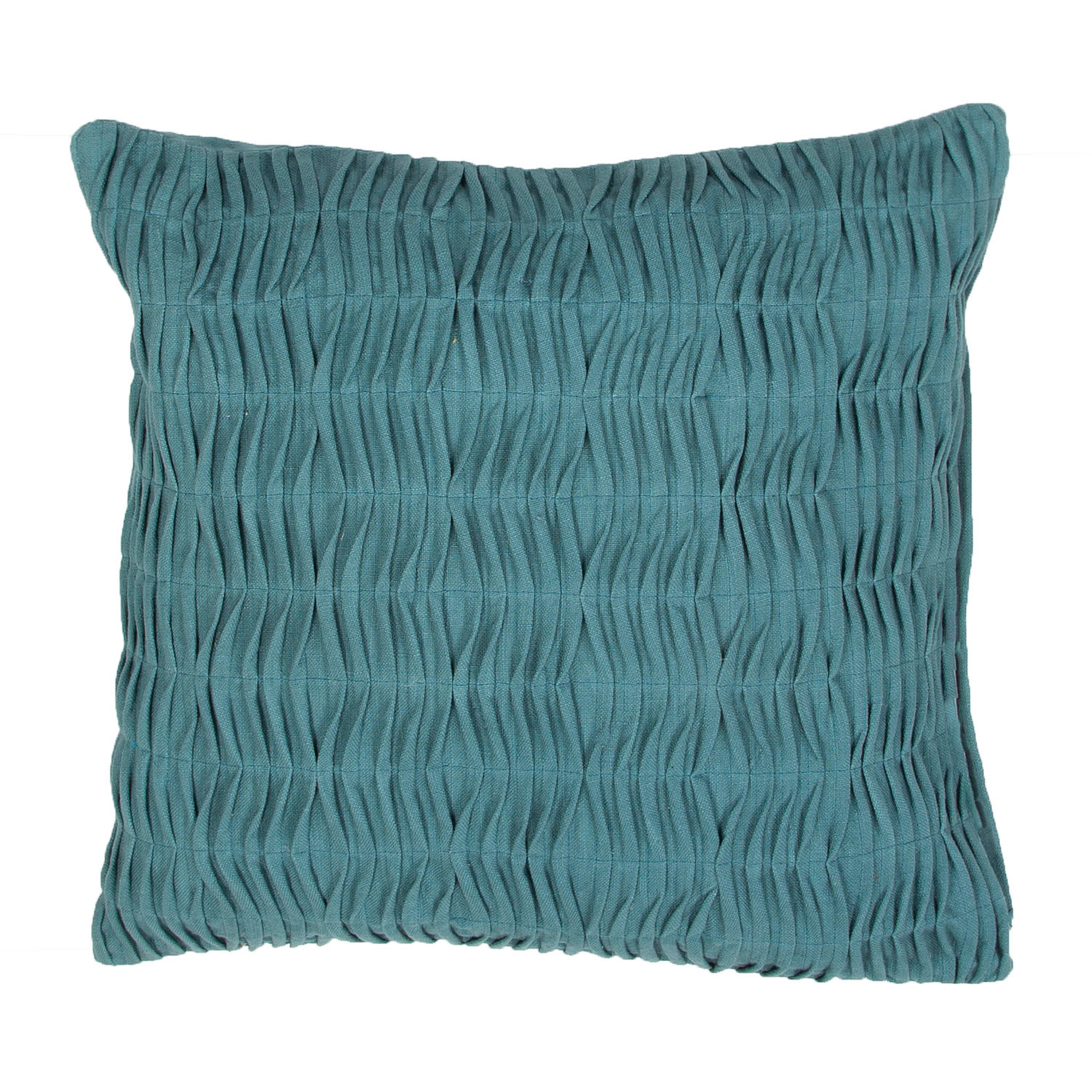 Design (US) Teal 20"X20" Pillow - Collective Weavers