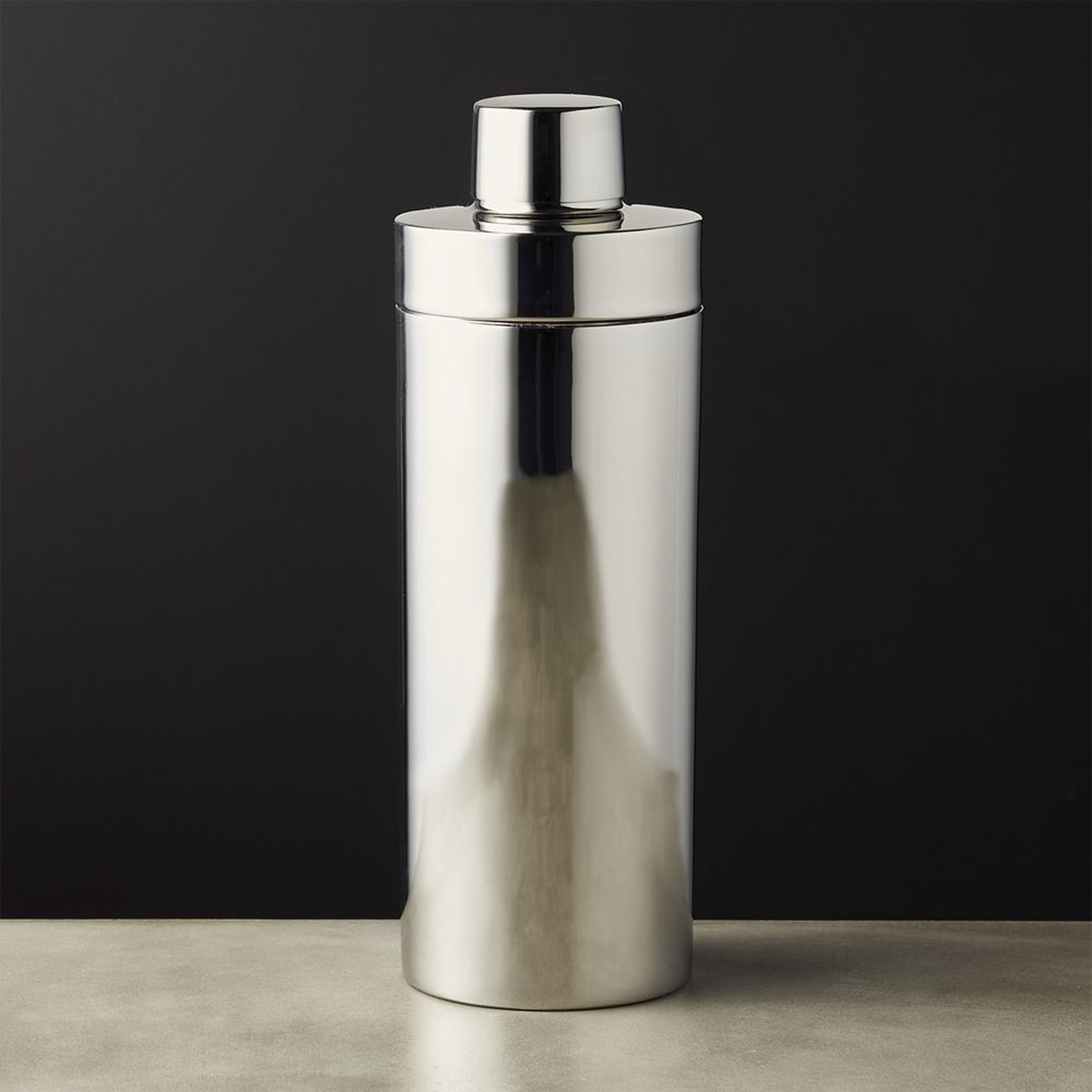 Column Stainless Steel Cocktail Shaker - CB2
