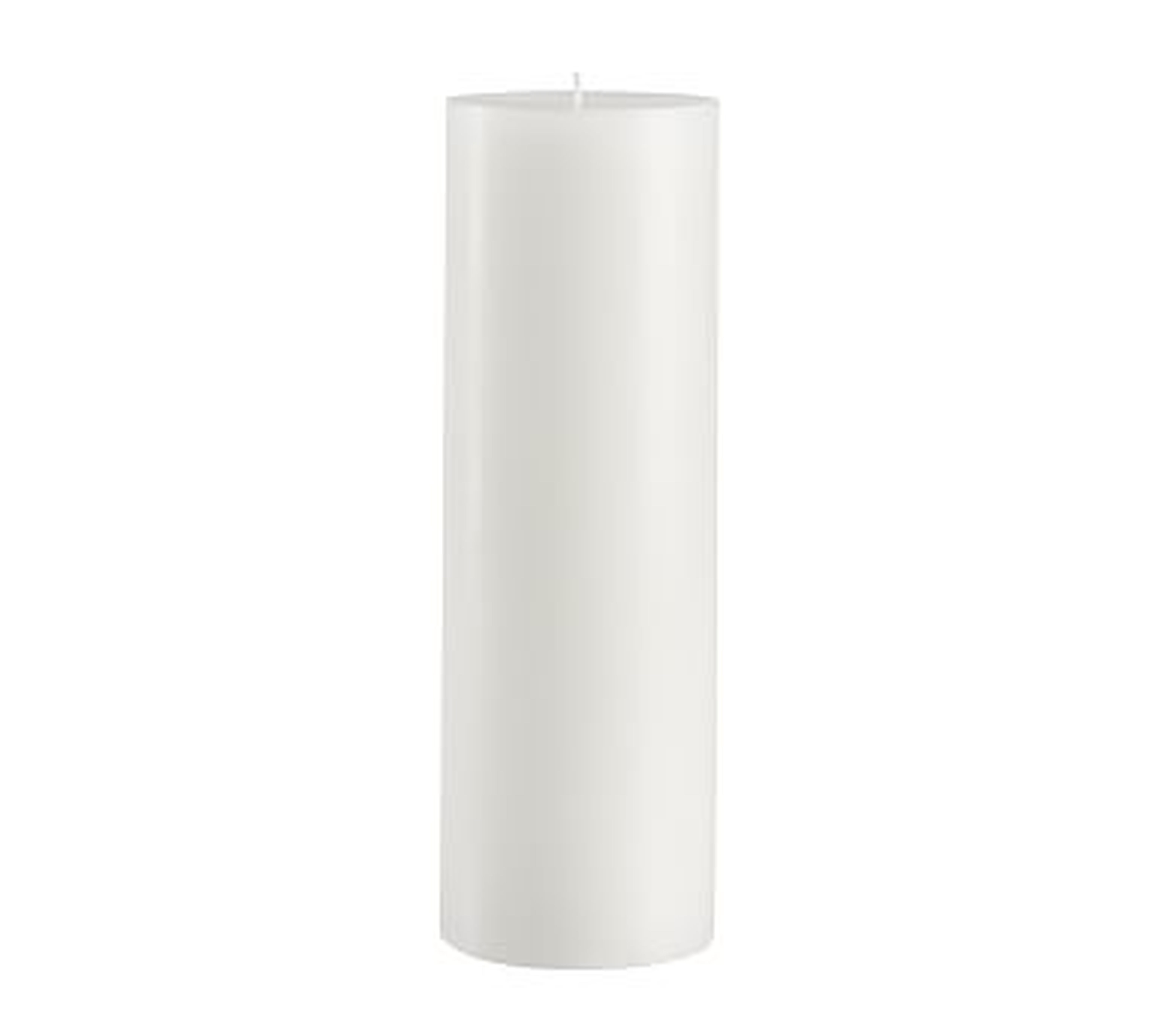 Unscented Pillar Candles, White - 4 x 12 - Pottery Barn