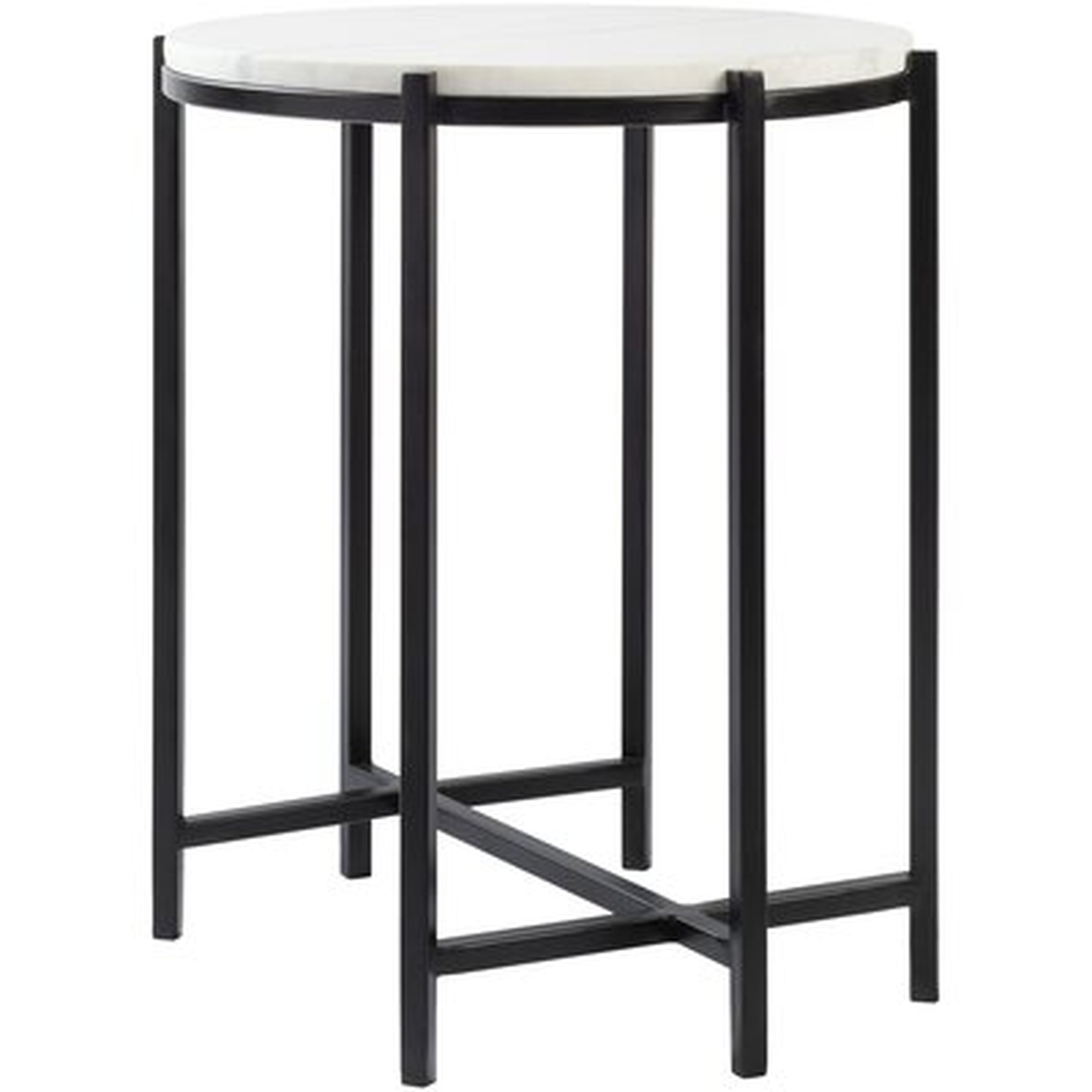 Barrona Modern Black End Table - Wayfair