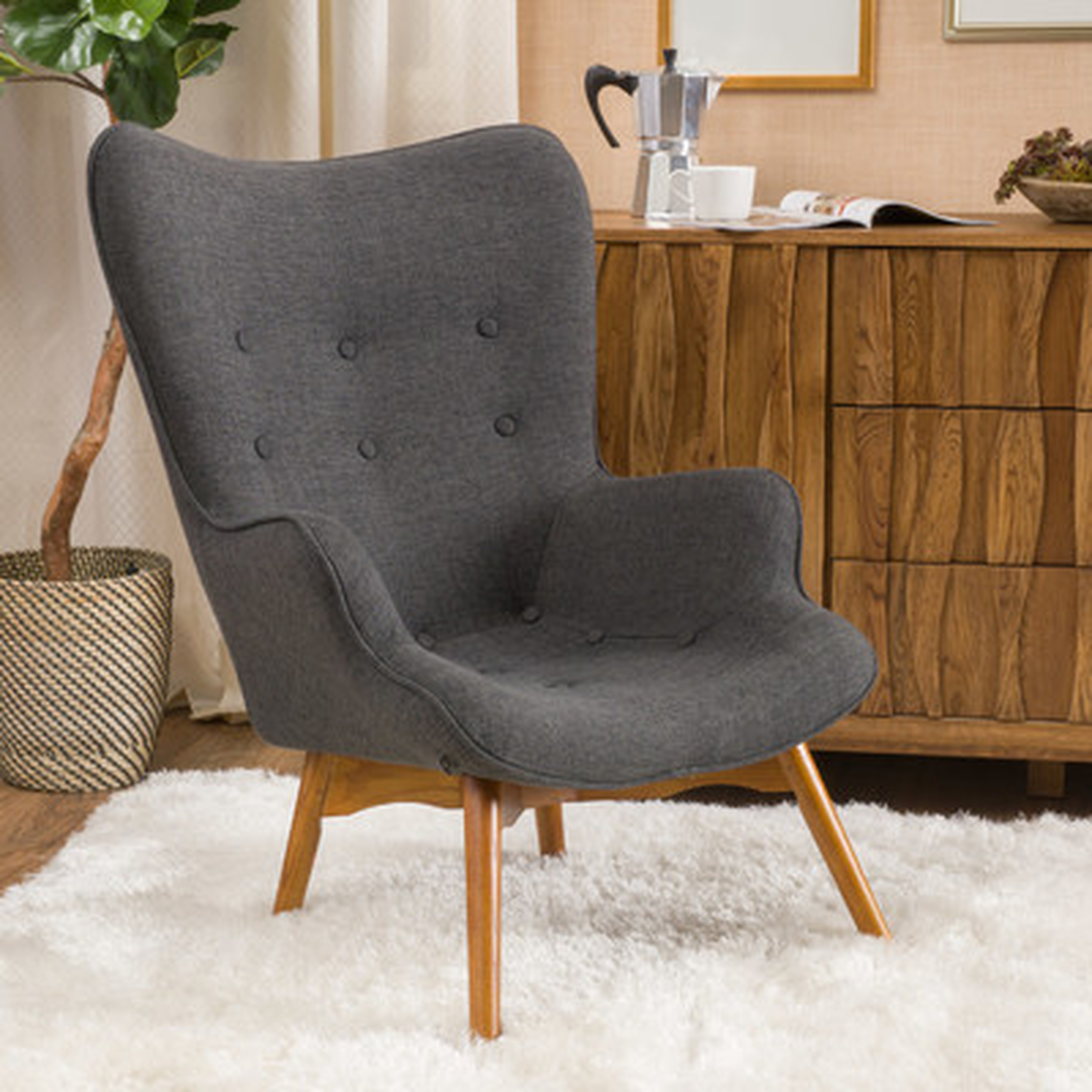 Canyon Vista Mid-Century Lounge Chair - Wayfair