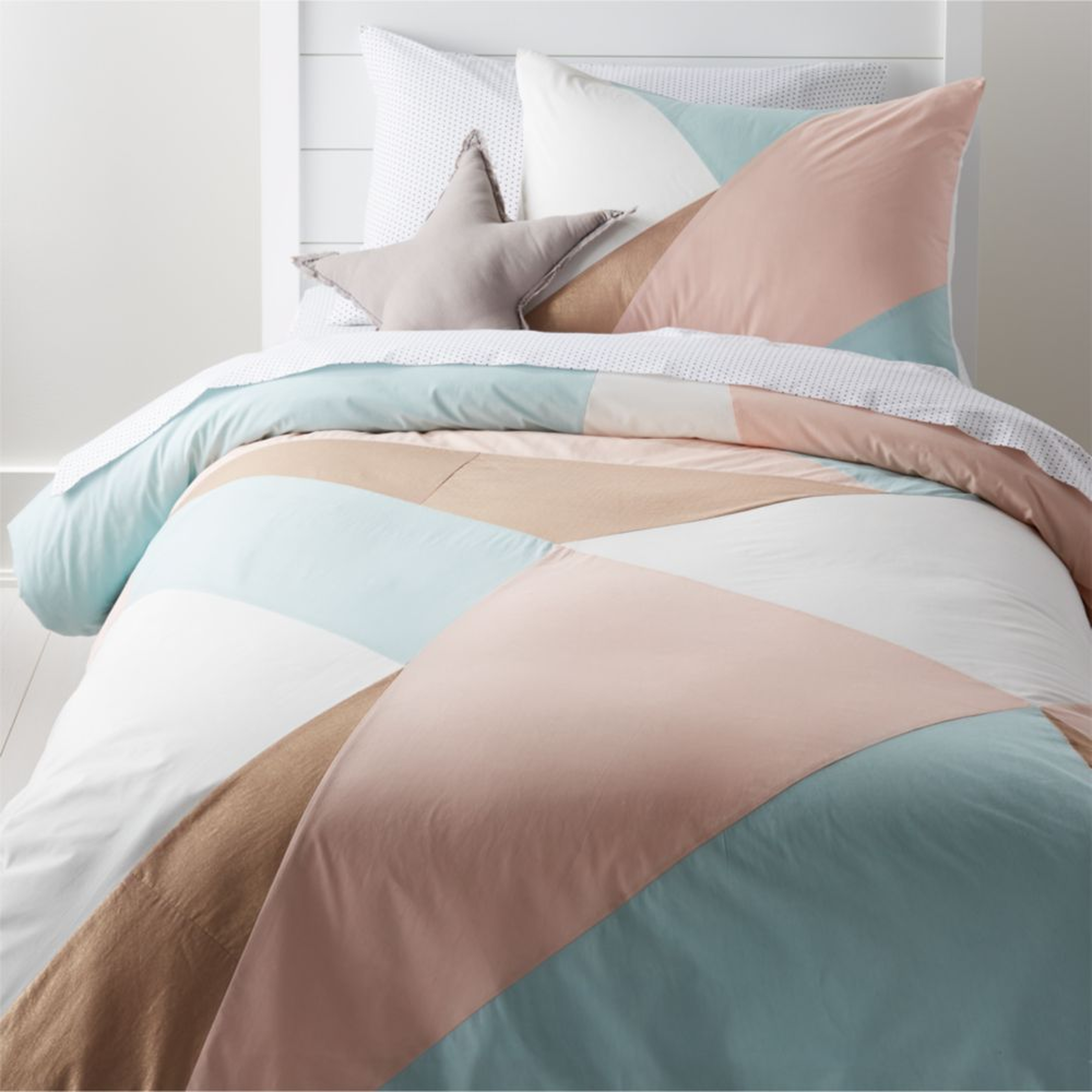 Geo Twin Duvet Cover - Crate and Barrel