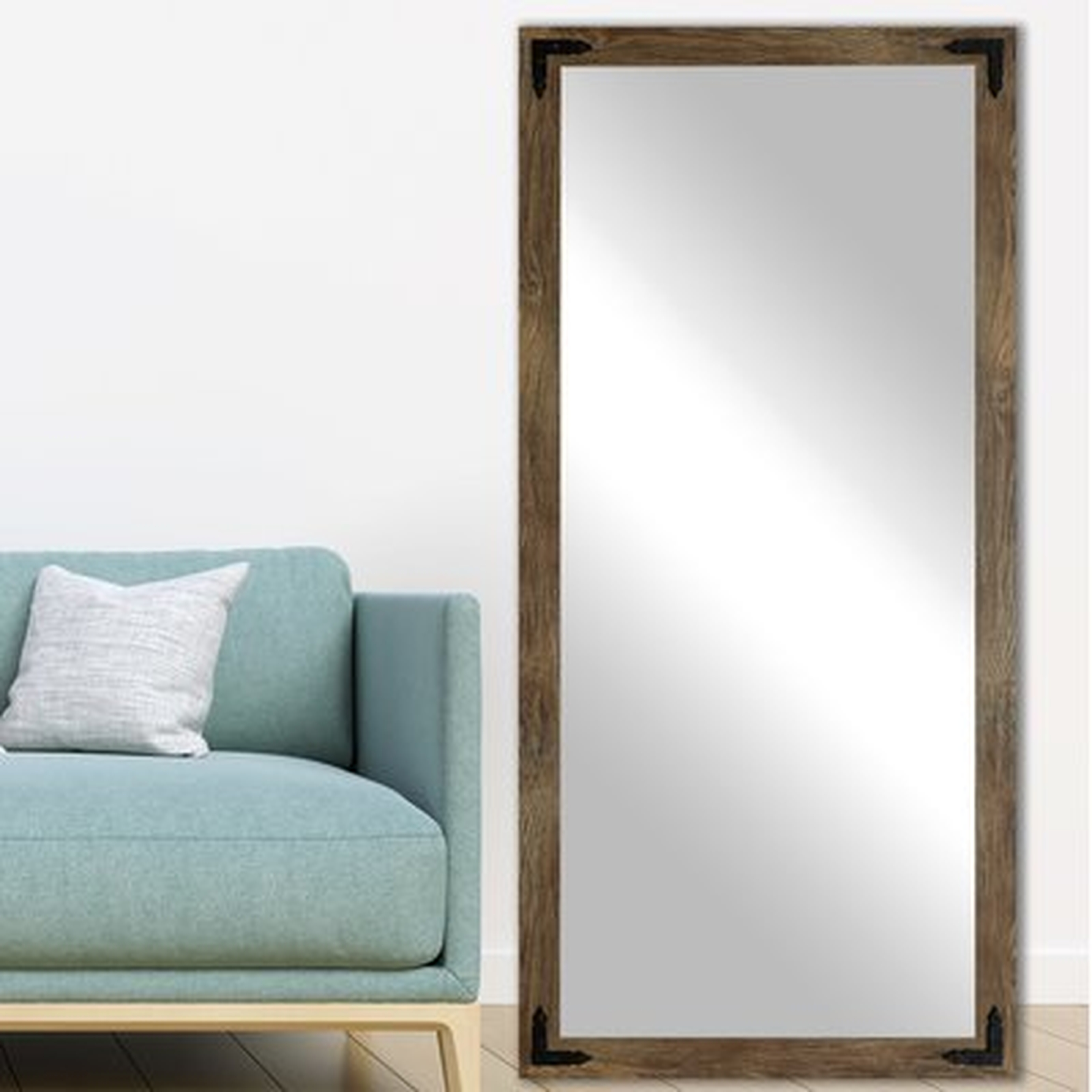 Heavner Rectangle Wood Mirror - Wayfair