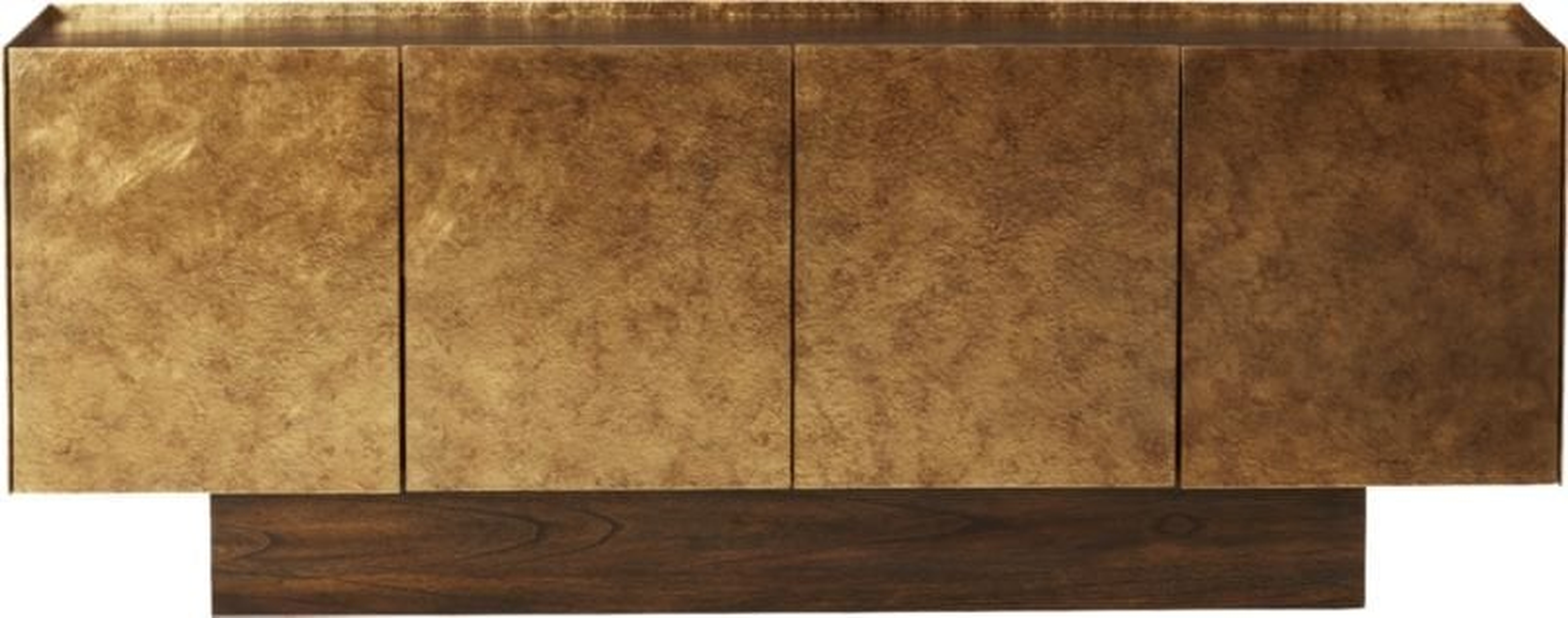 Kinzie 72" Bronze Wood Credenza - CB2