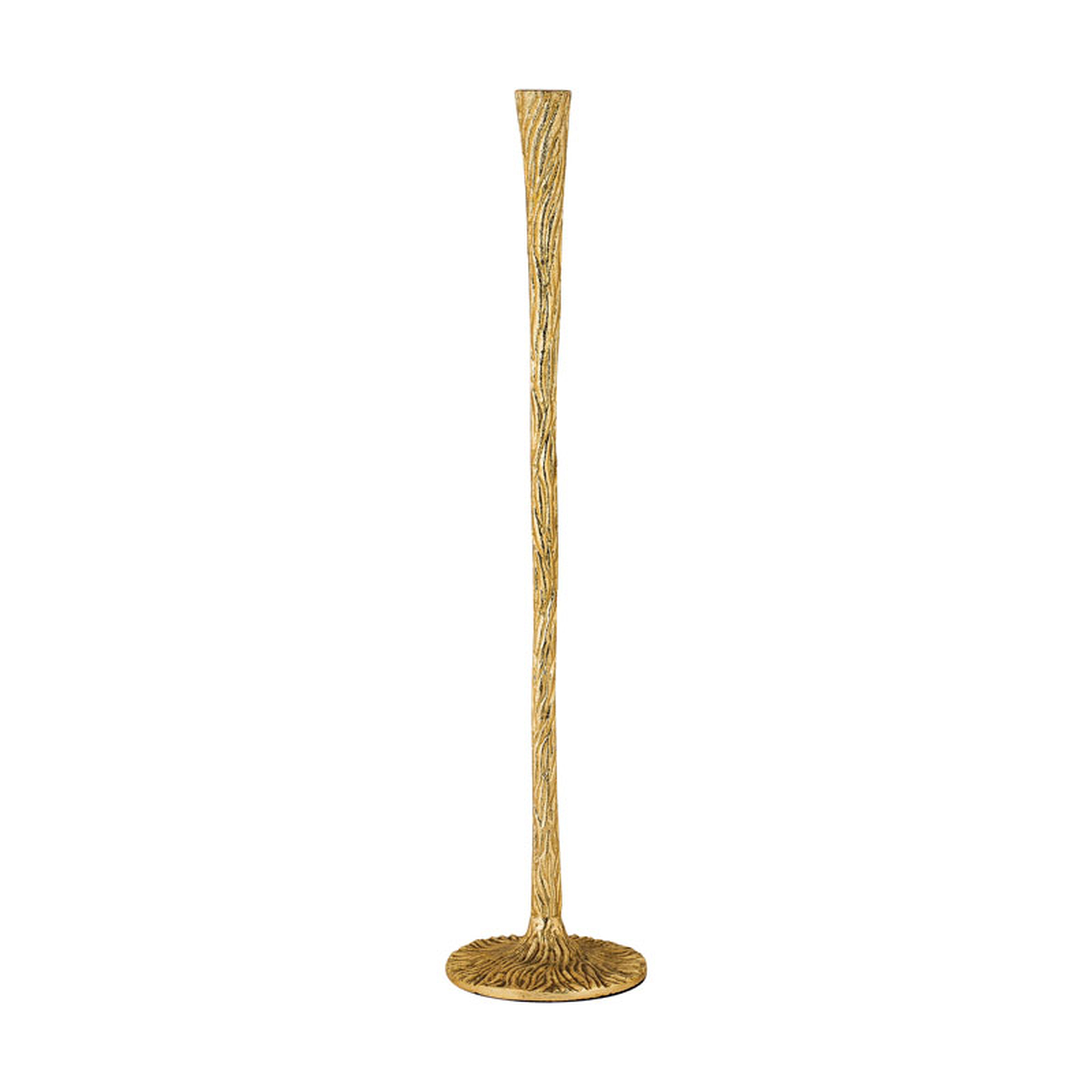 Large Striped Texture Candle Stick - Elk Home