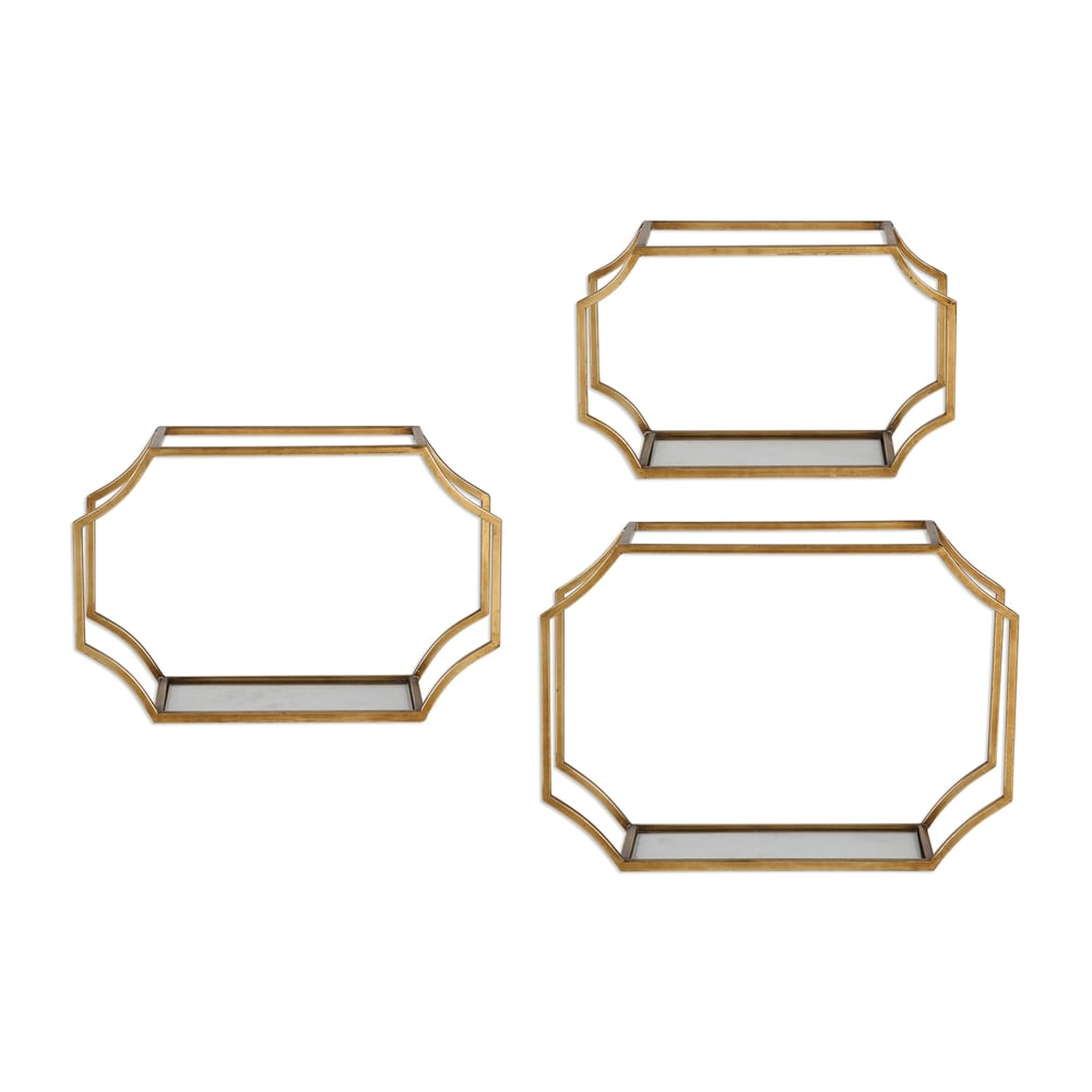 Lindee Wall Shelves - S/3 - Uttermost