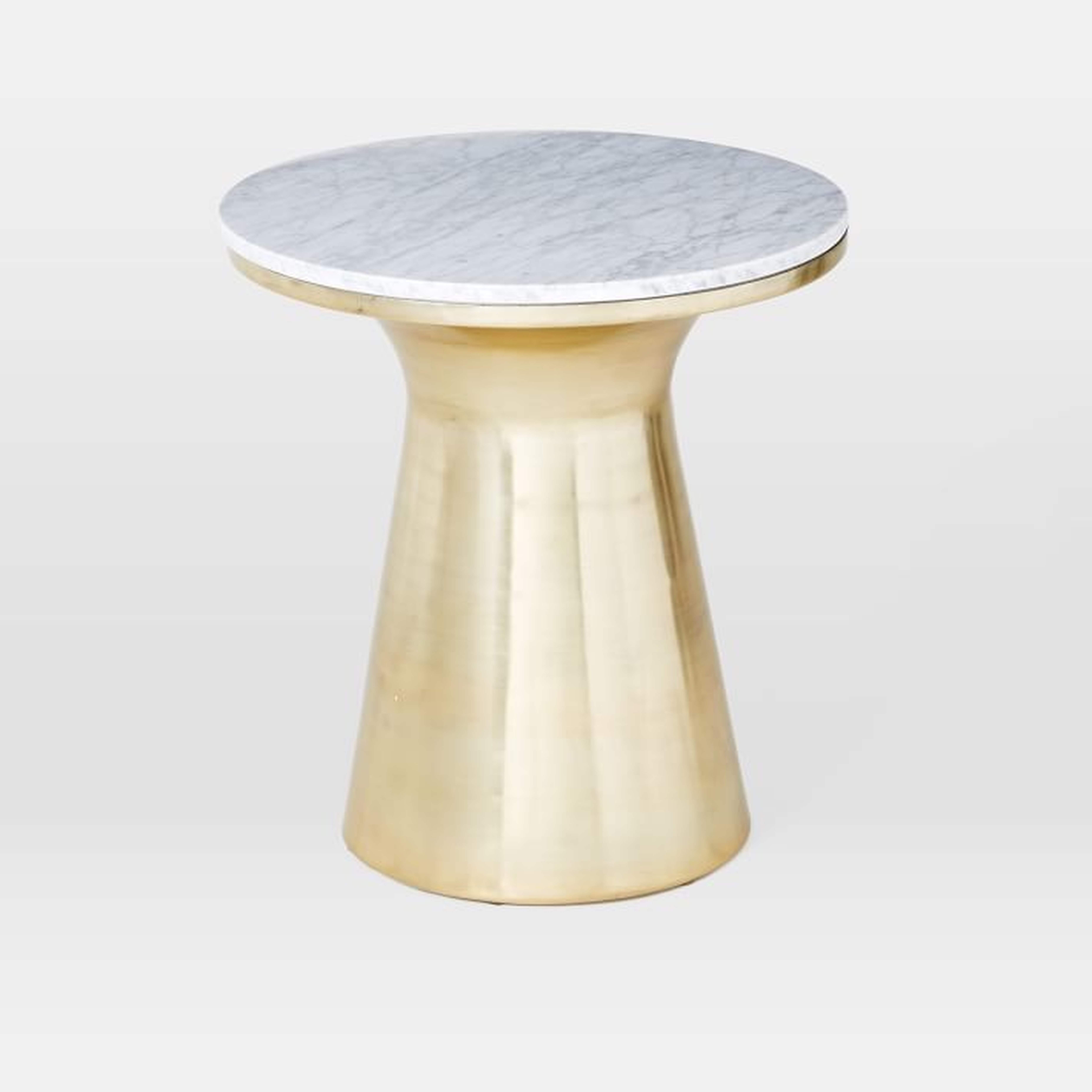 Marble Topped Pedestal Side Table - West Elm