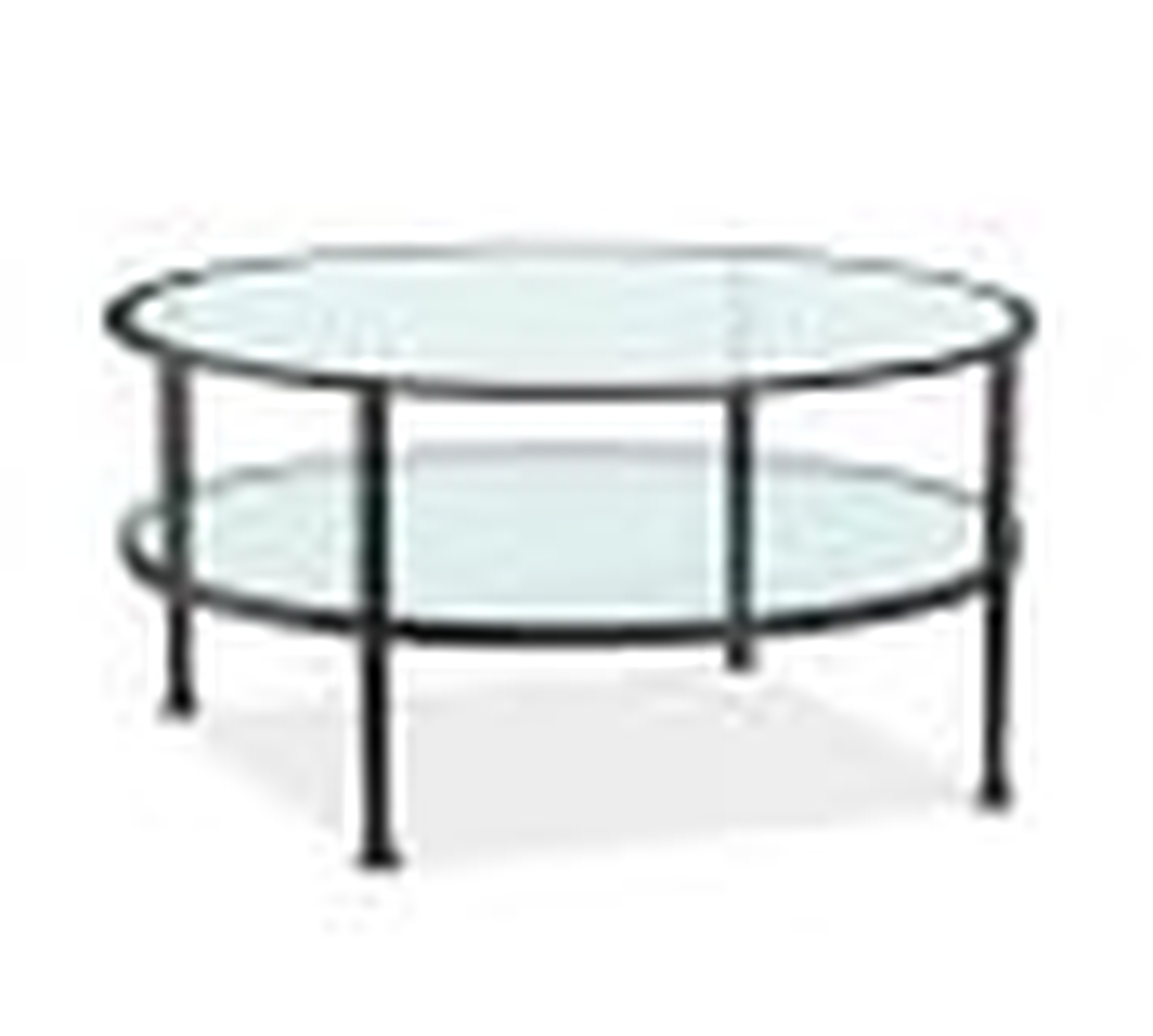 TANNER ROUND COFFEE TABLE - BRONZE FINISH - Pottery Barn