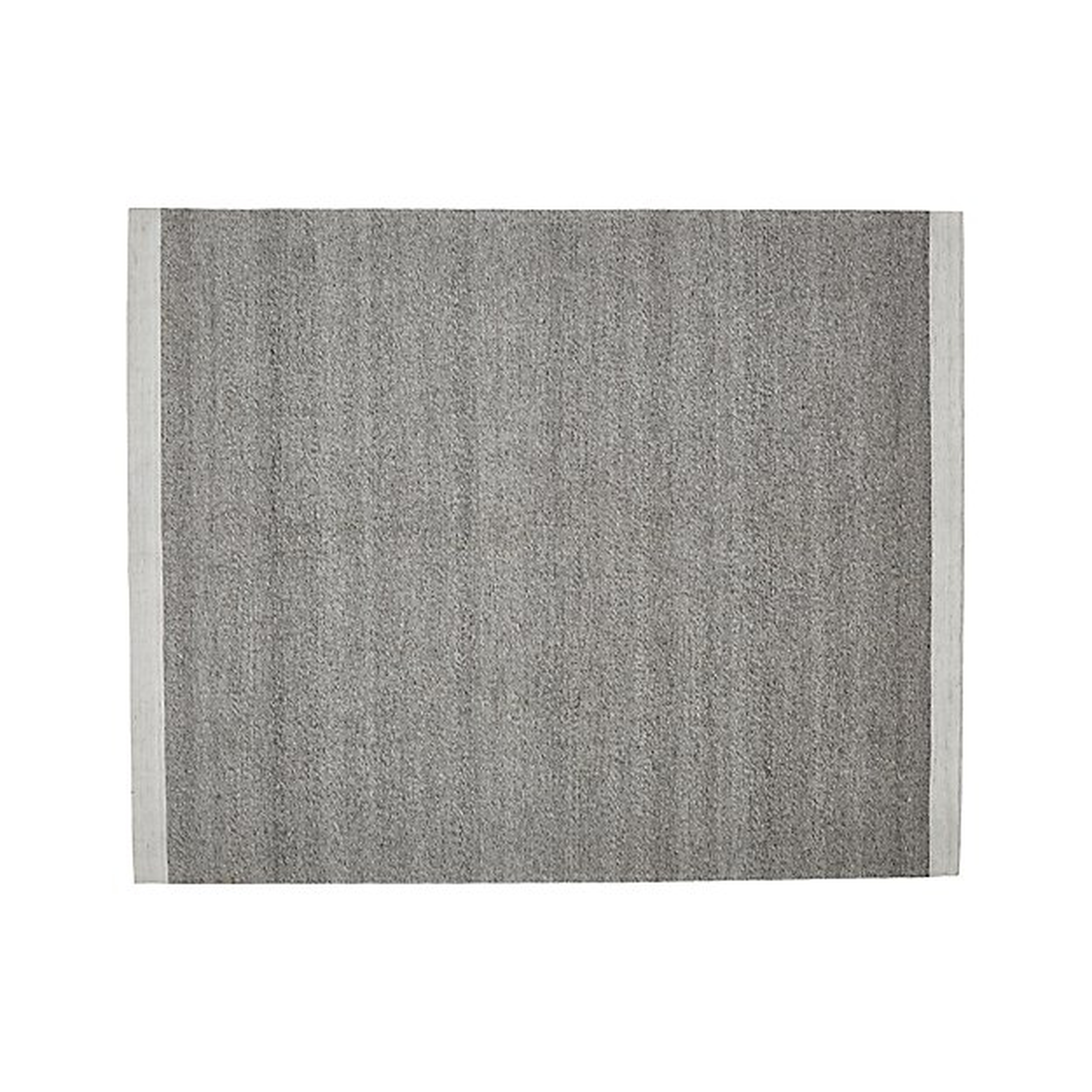 Desi Smoke Grey 6'x9' Rug - Crate and Barrel