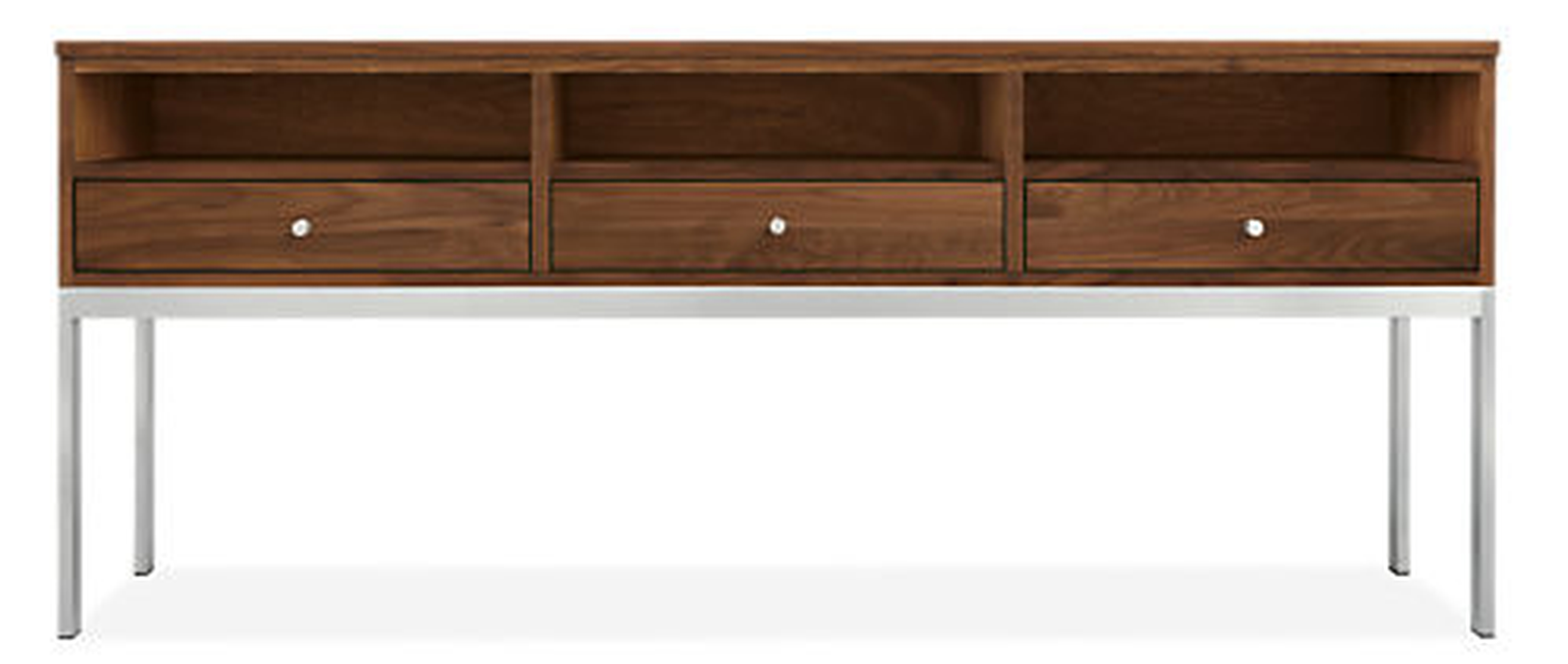Linear 72w 16d 29h Console Table - Walnut - Room & Board