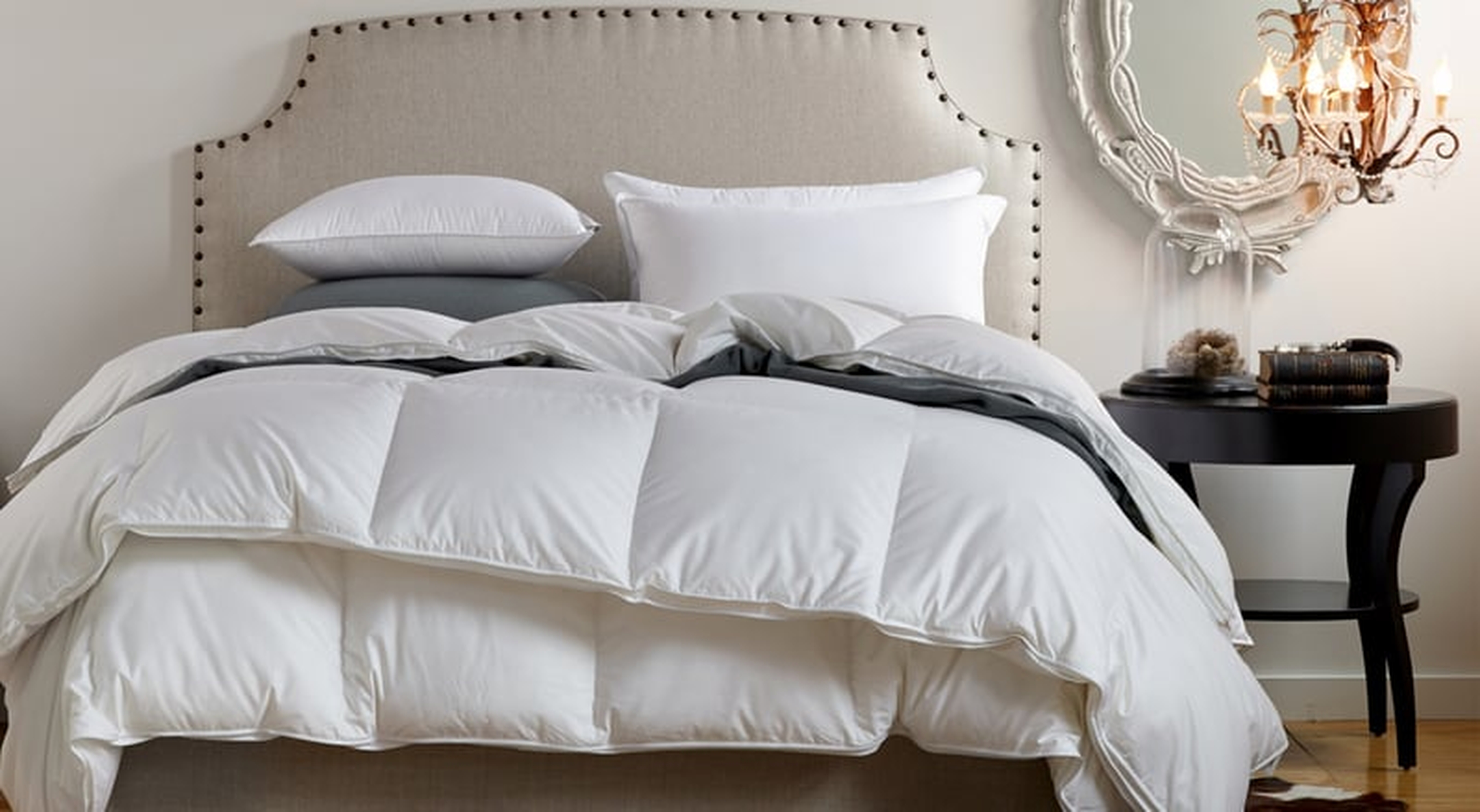 Down Duvet Insert - King: Havenly Recommended Basic - Noble Feather Co.