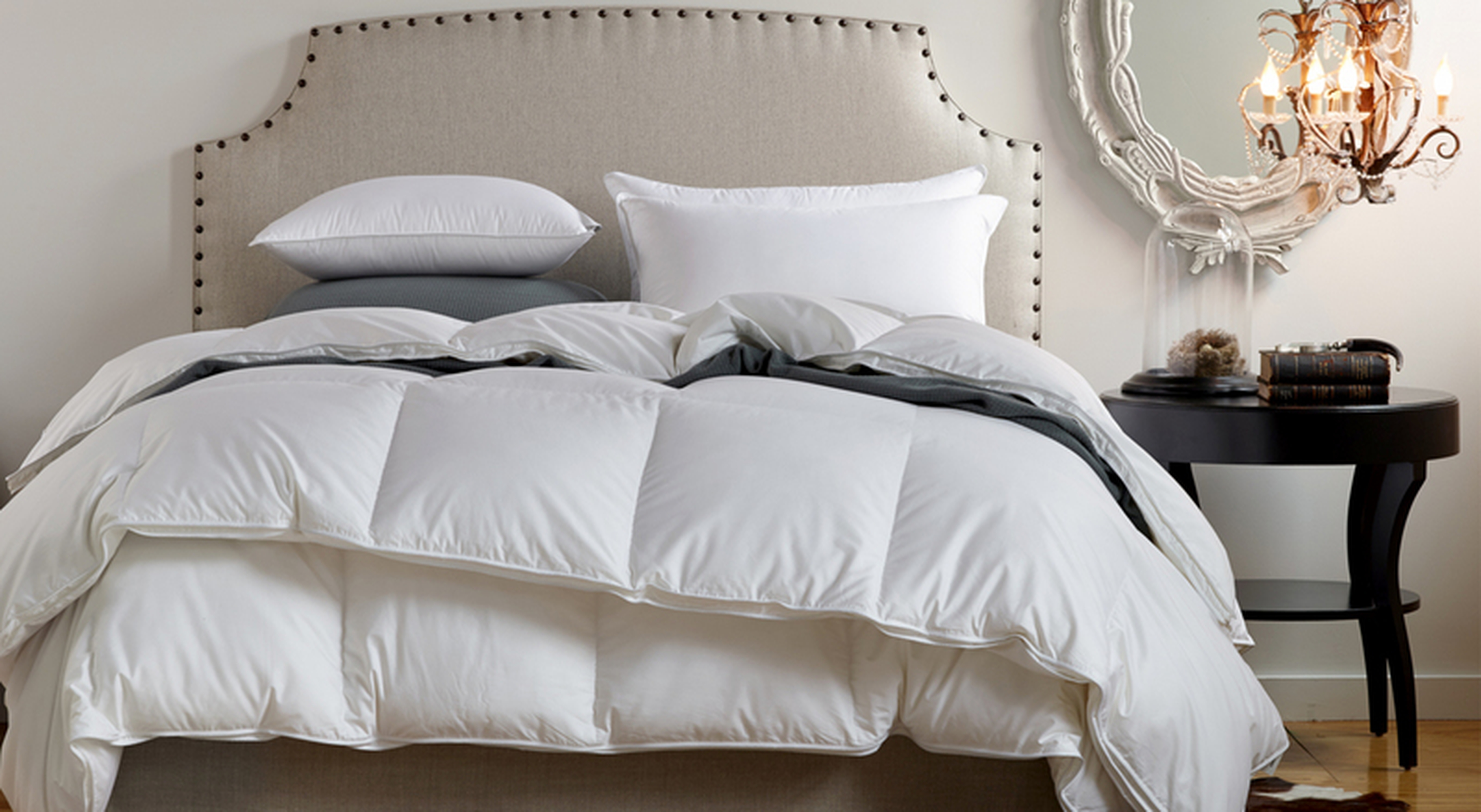 Down Duvet Insert - Cal King, Fall Weight: Havenly Recommended Basic - Noble Feather Co.