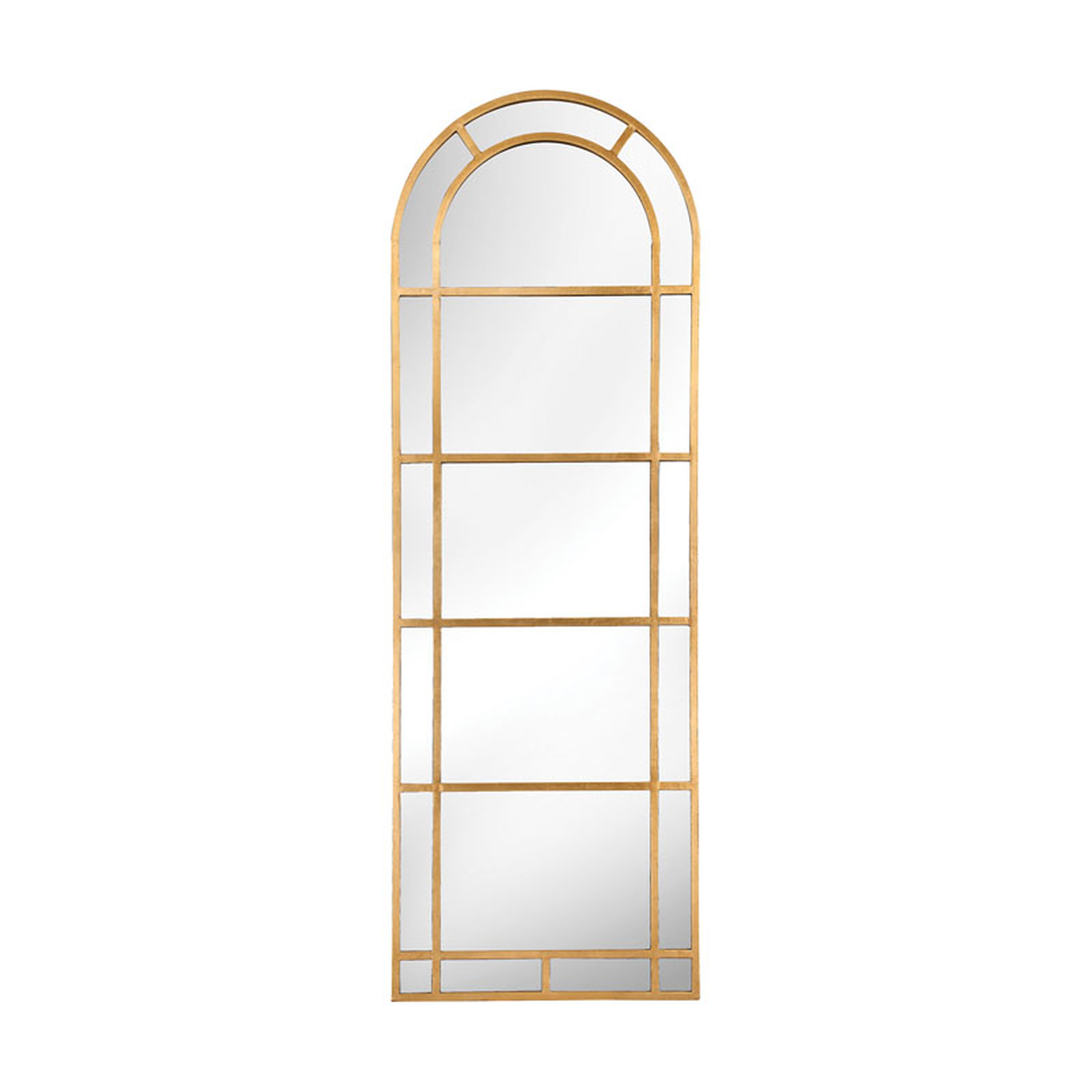 Arched Pier Mirror In Gold - Elk Home