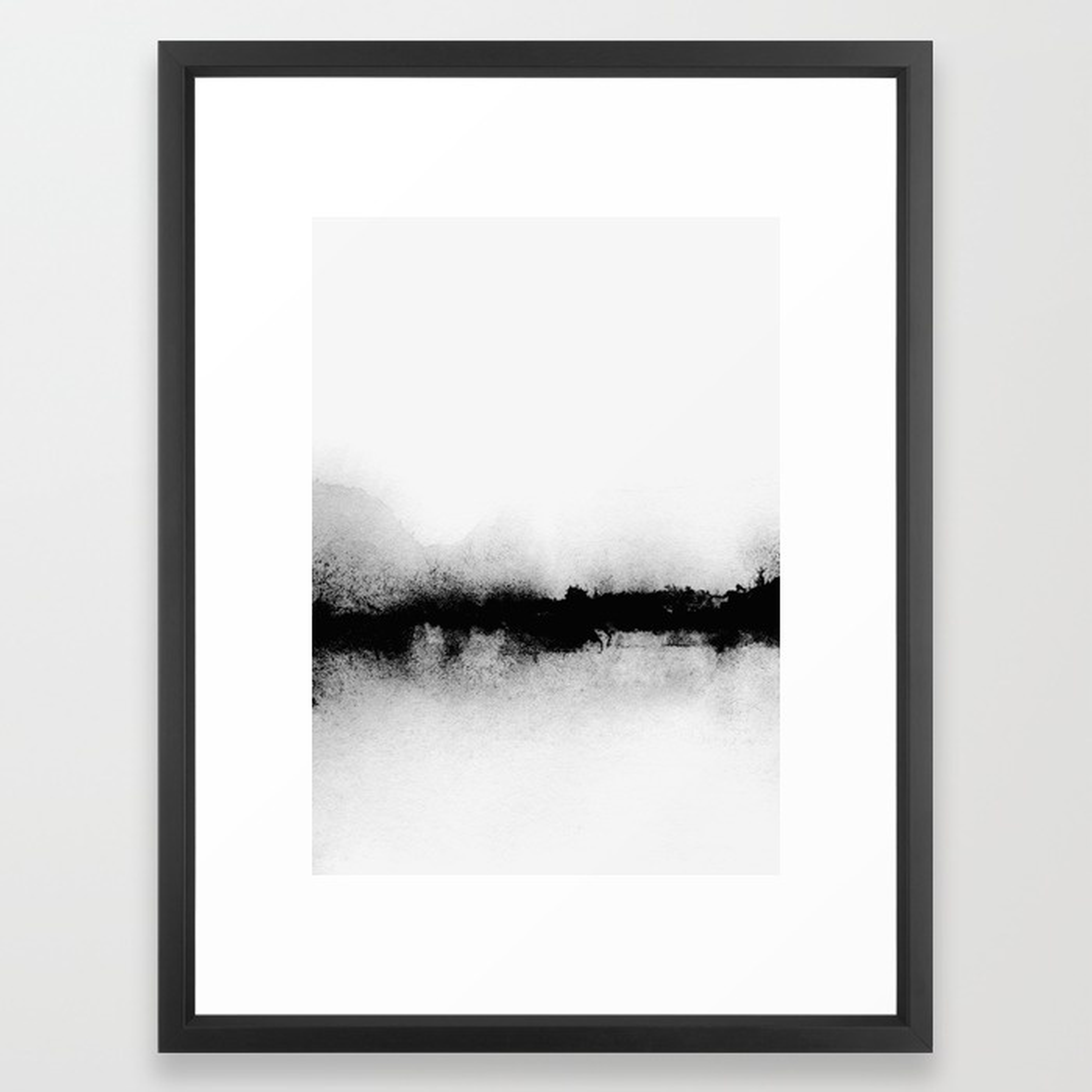 L1 Art Print - 20" x 26" - Vector Black Frame with Mat - Society6