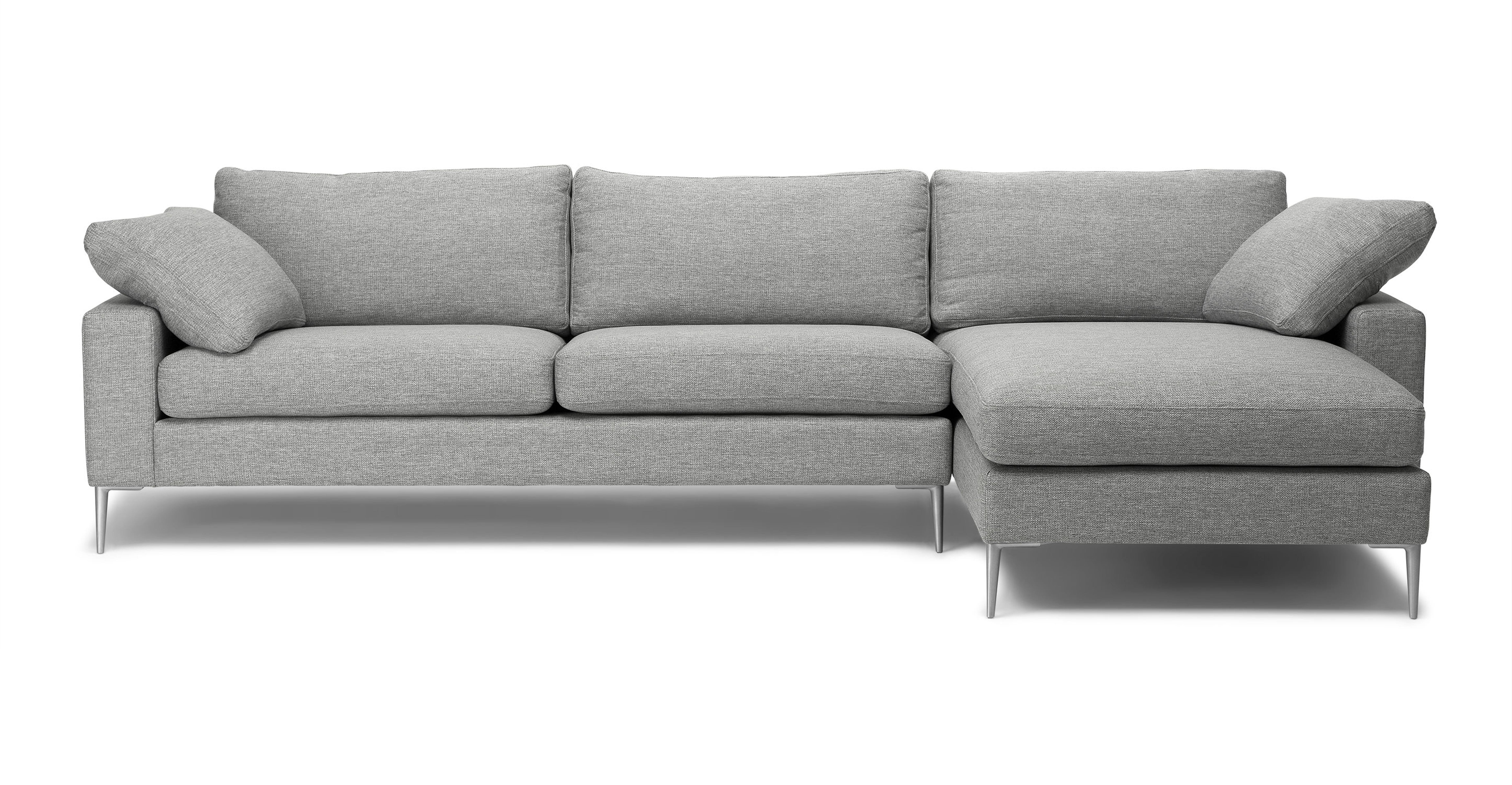 Nova Sectional - Winter Gray reversible (Right) - Article