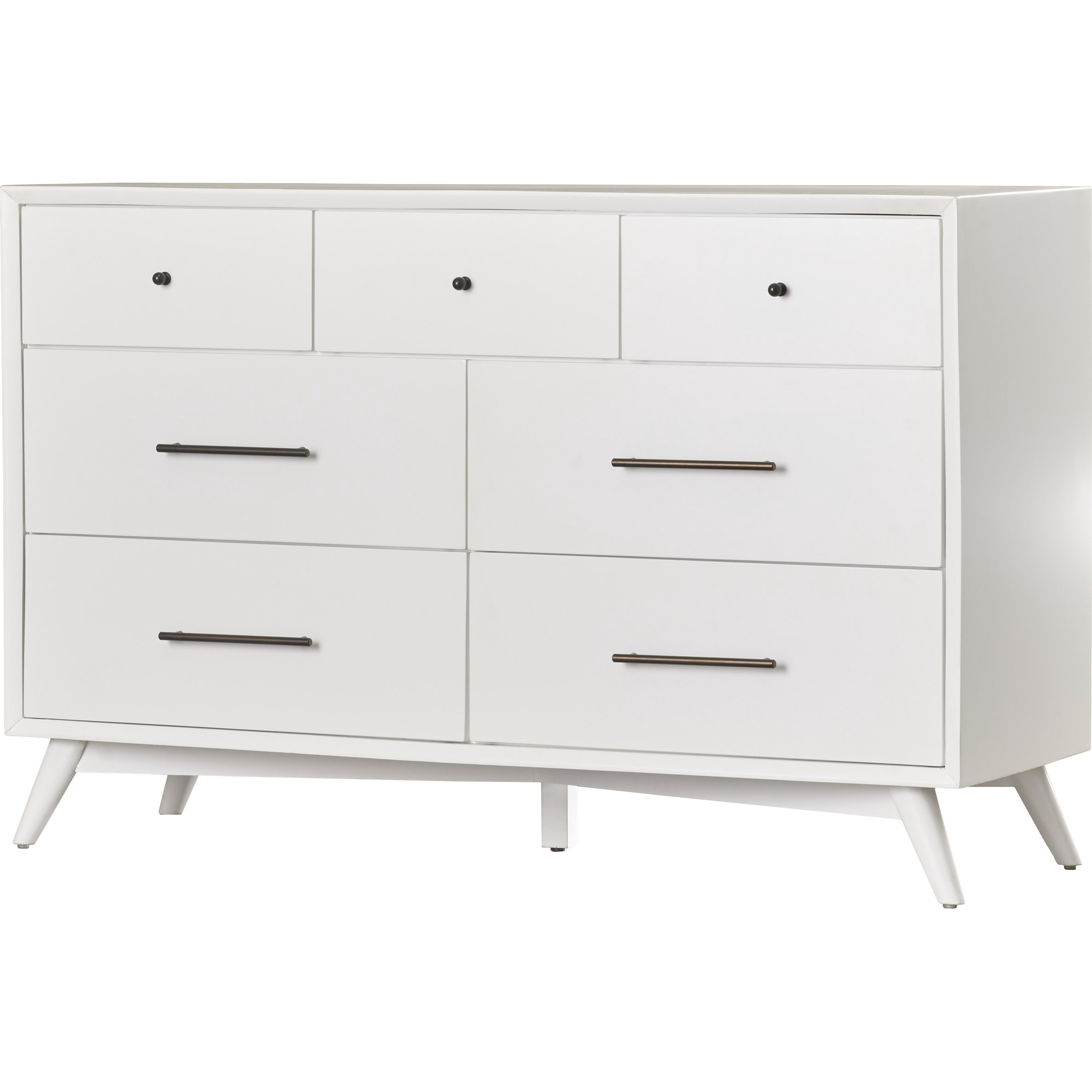 Parocela 7 Drawer Dresser - White - Wayfair