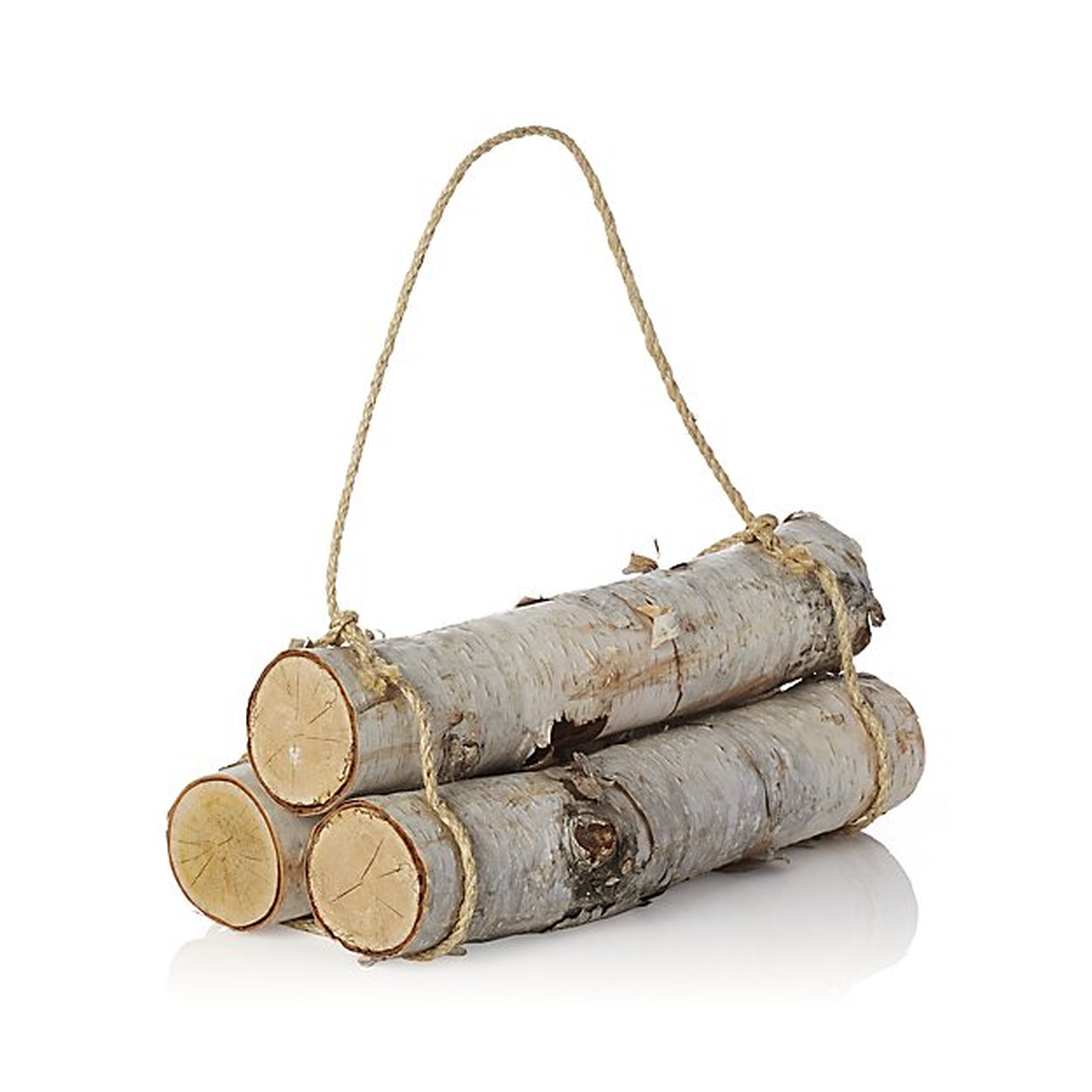 Set of 3 Birch Logs - Crate and Barrel