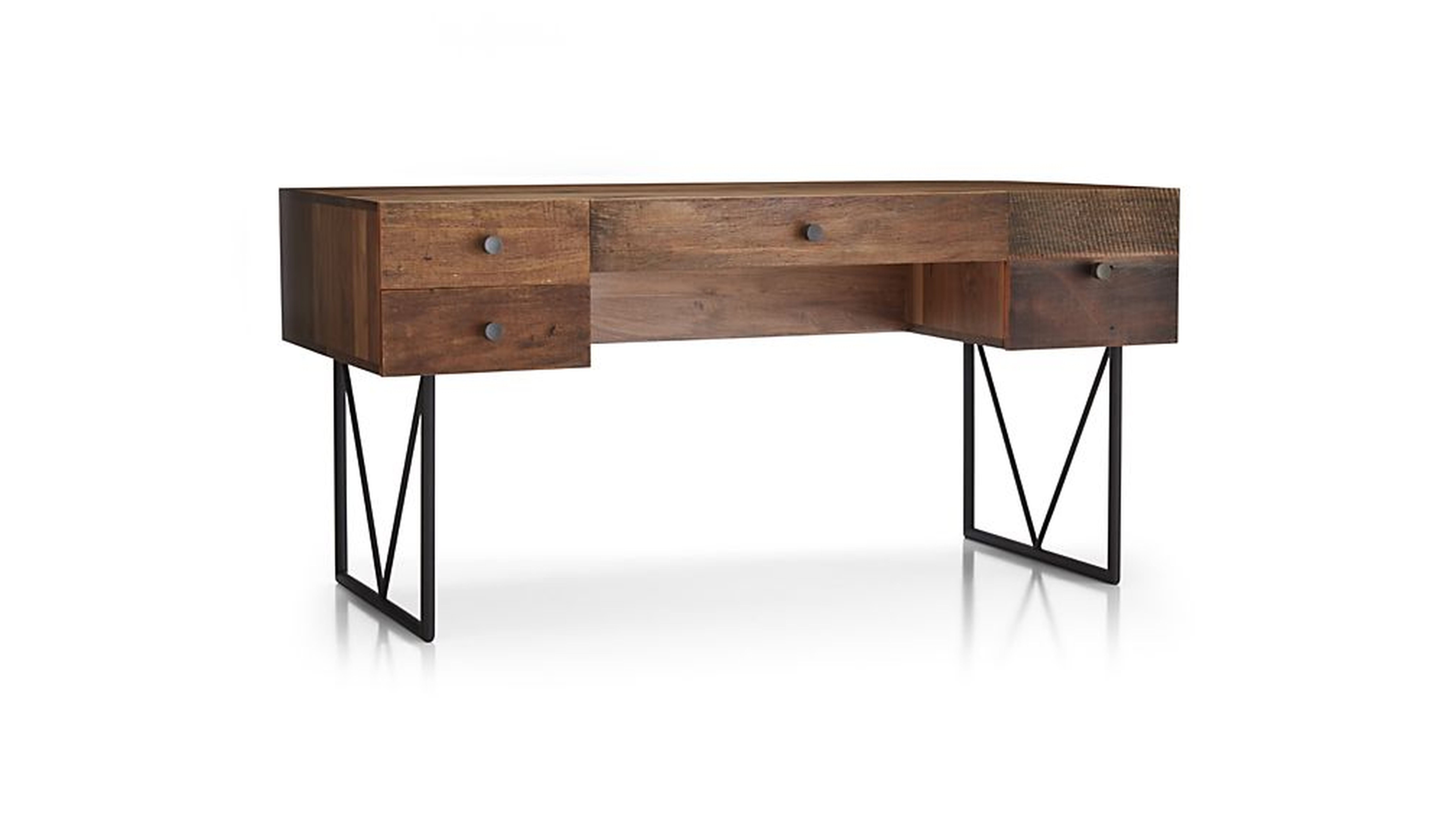 Atwood Reclaimed Wood Desk - Crate and Barrel
