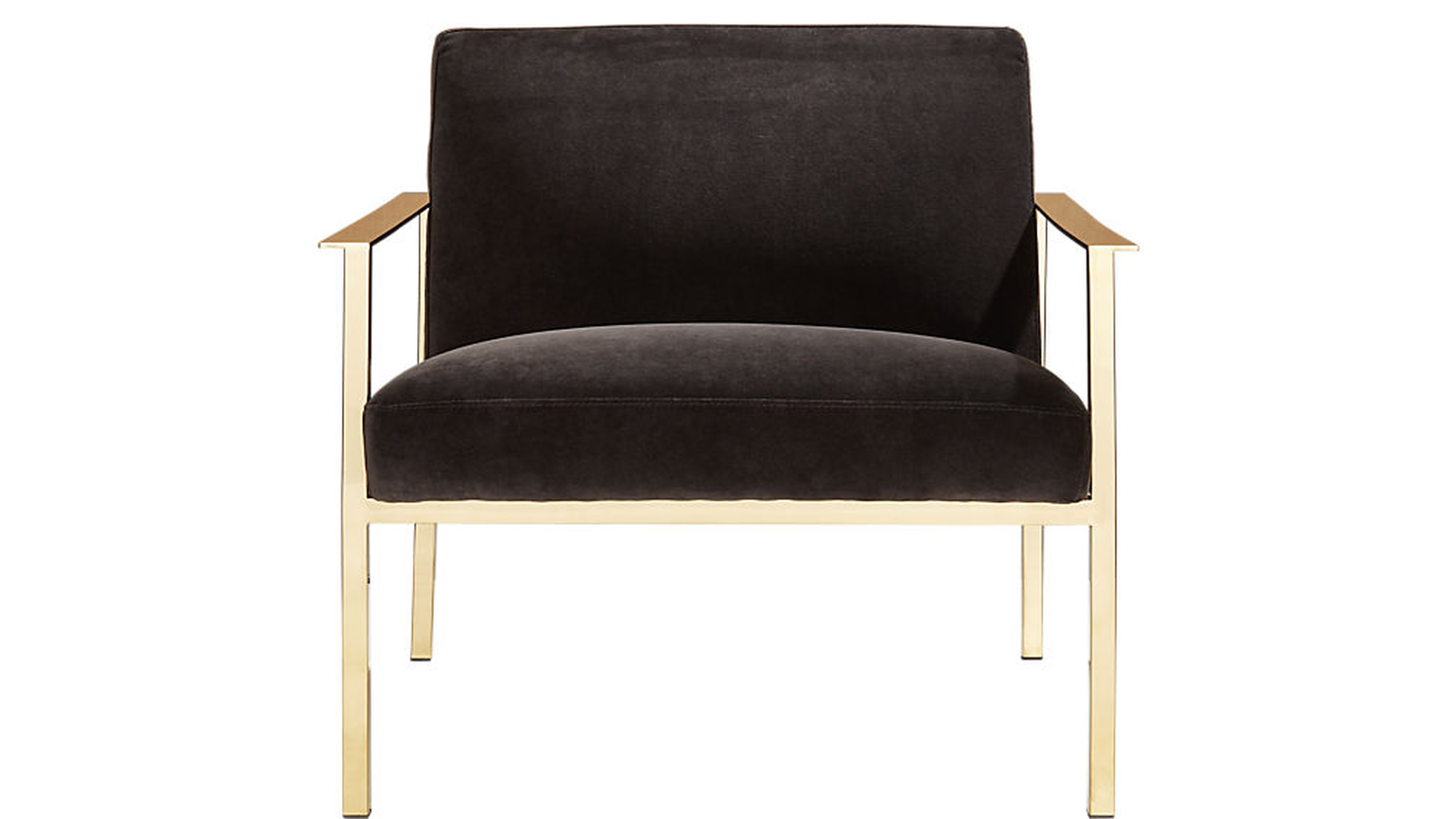 Cue Chair With Brass Legs - CB2