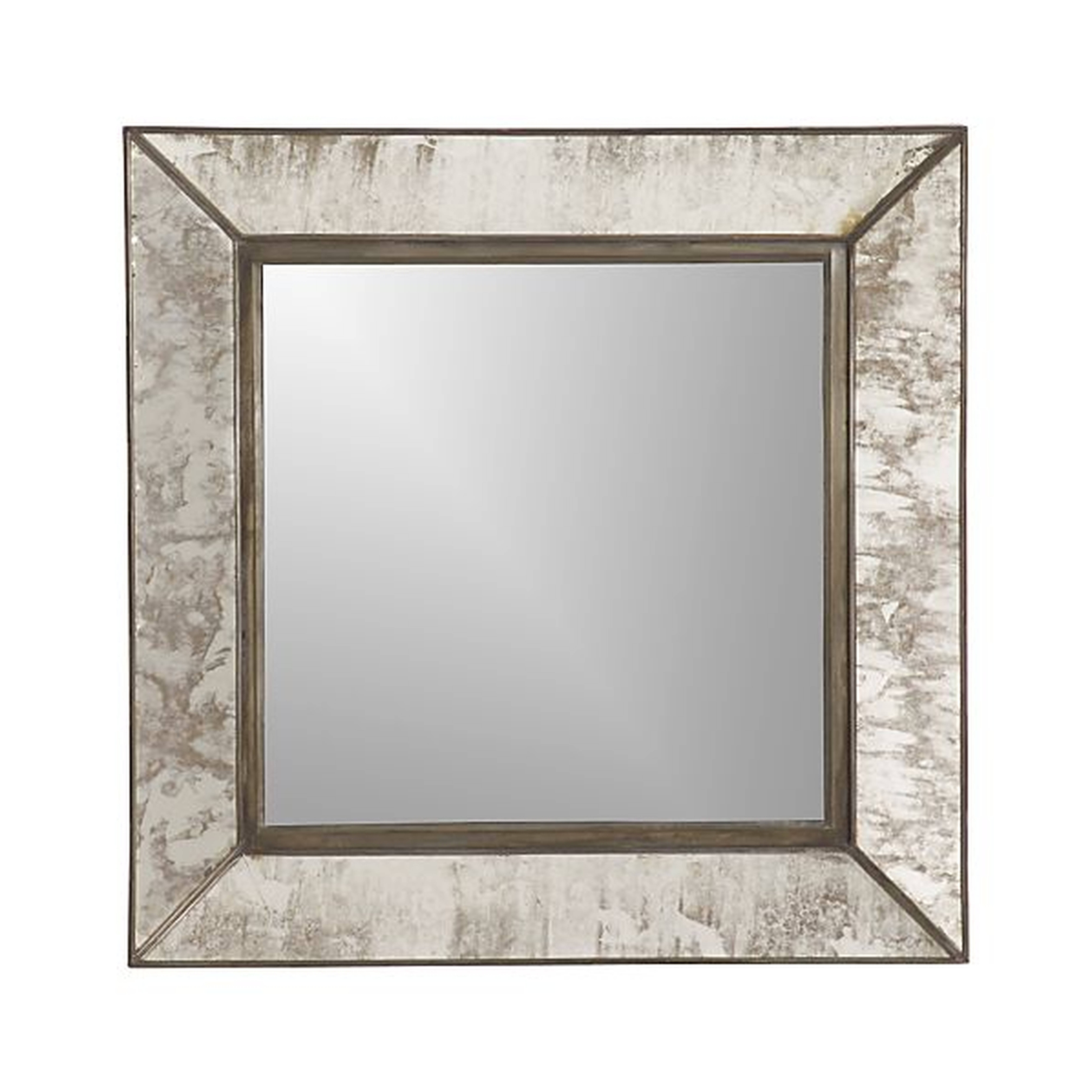 Dubois Small Square Wall Mirror - Crate and Barrel
