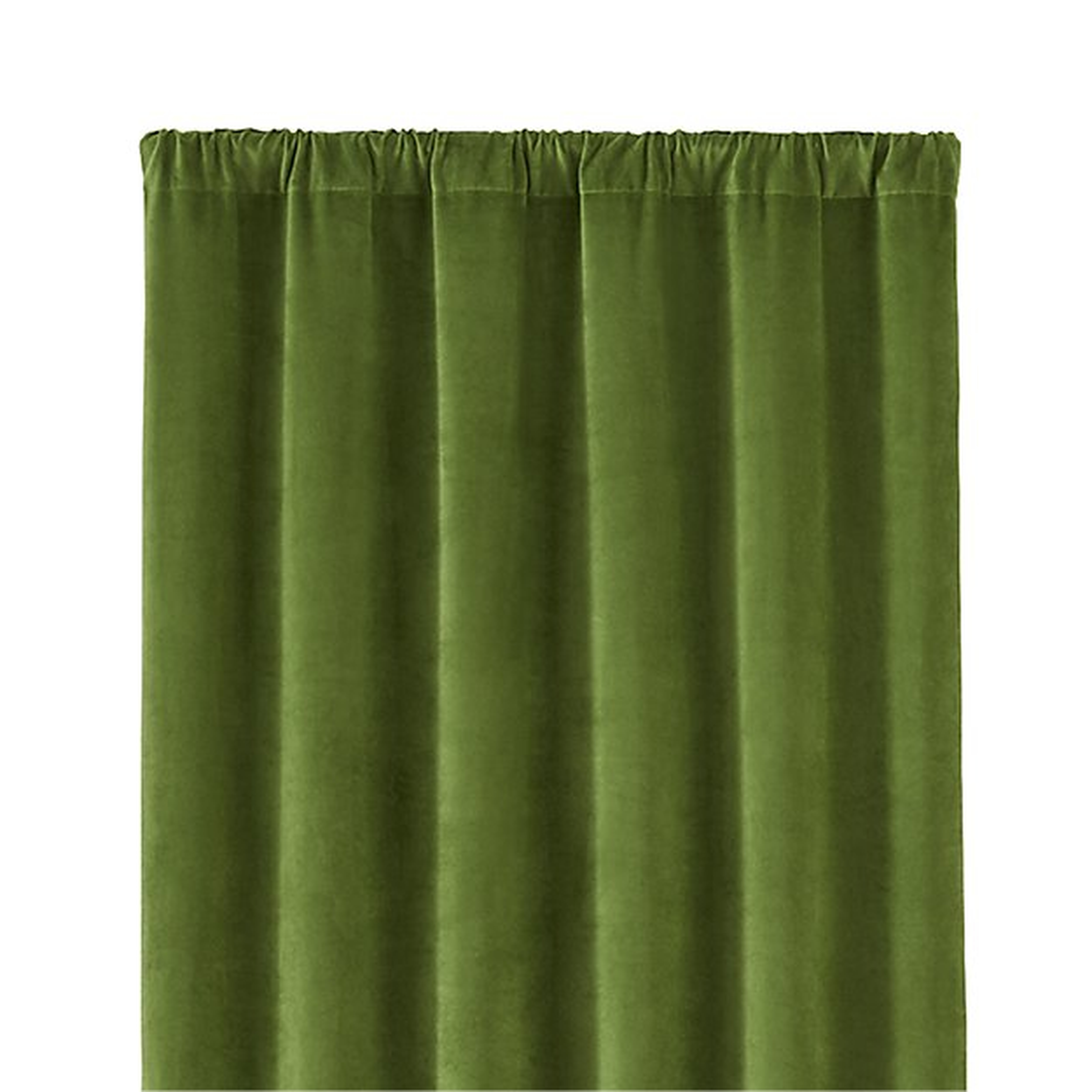 Windsor Green 48"x96" Curtain Panel - Crate and Barrel