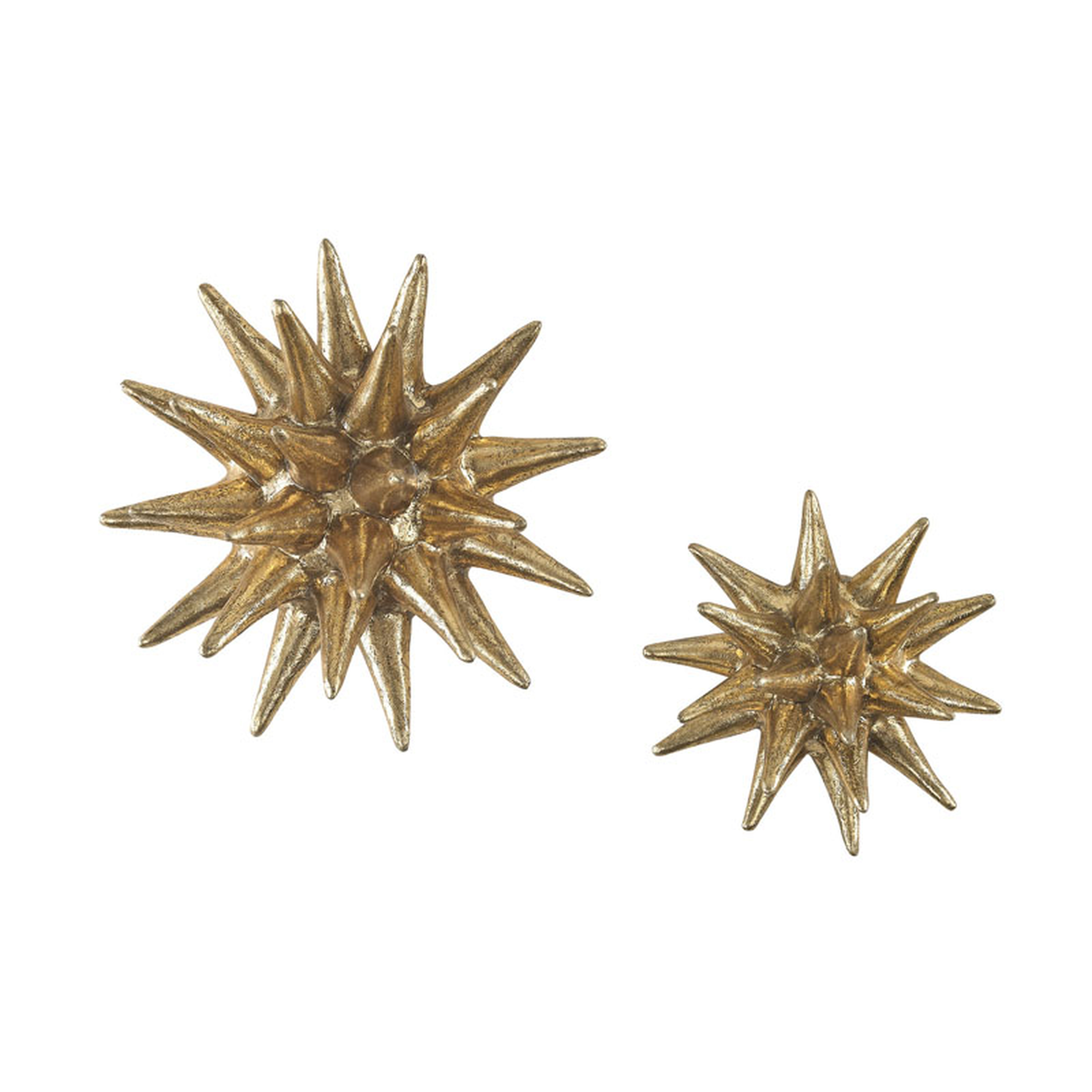 Parsec Composite Wall Decor In Gold - Set of 2 - Elk Home