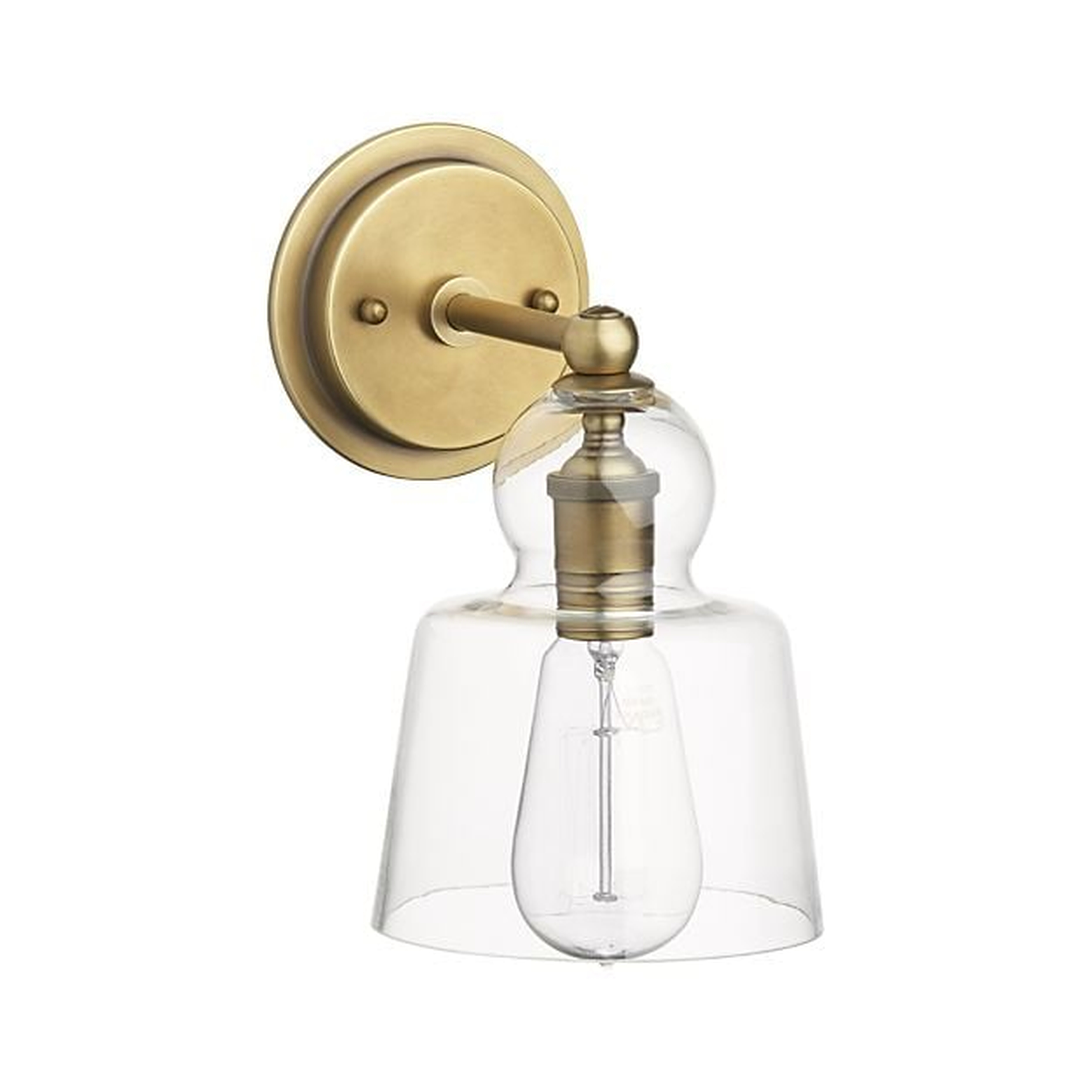 Lander Brass Sconce - Crate and Barrel