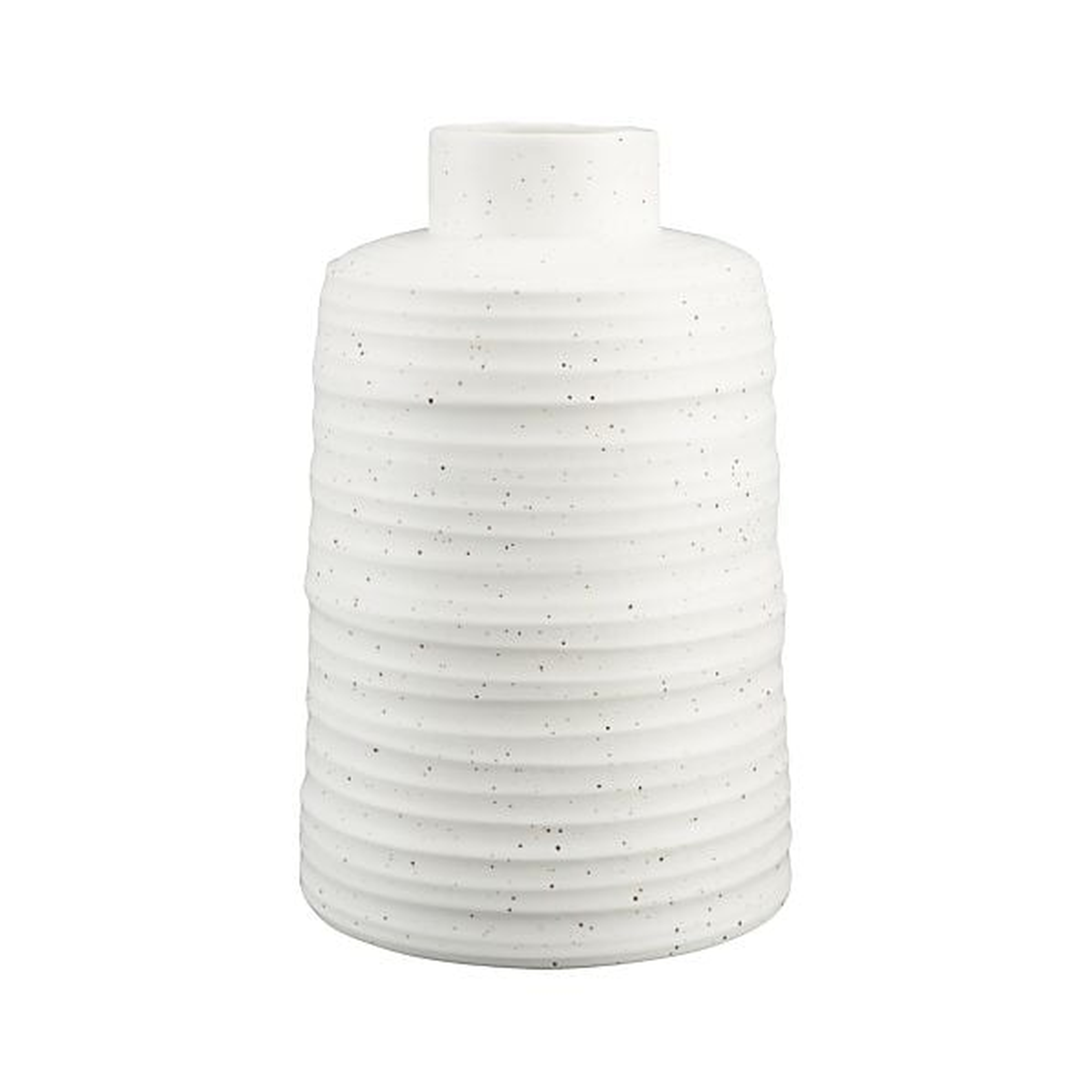 Holden Vase, White - Crate and Barrel