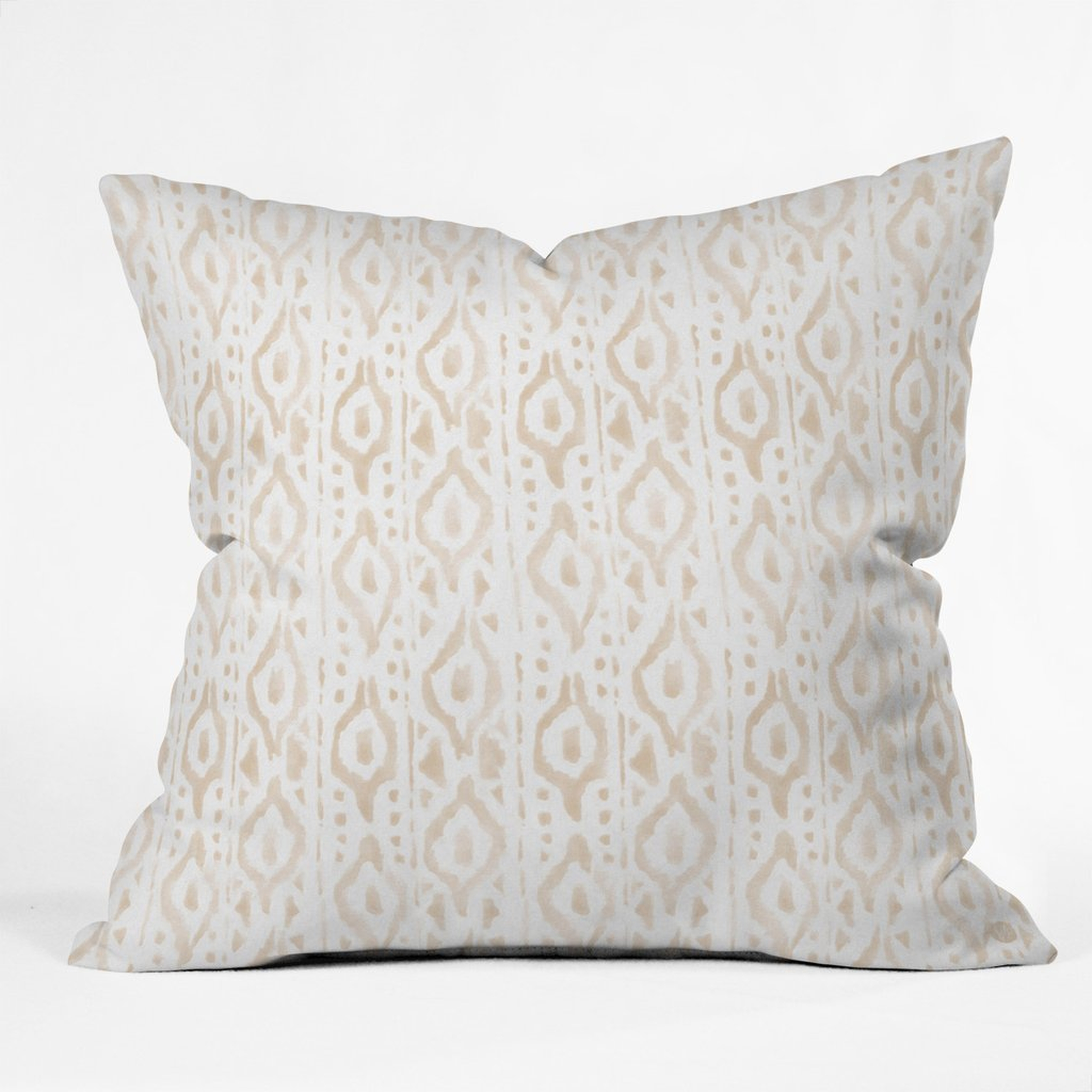 DESERT LINEN Throw Pillow - 16" x 16" - Polyester Insert - Wander Print Co.
