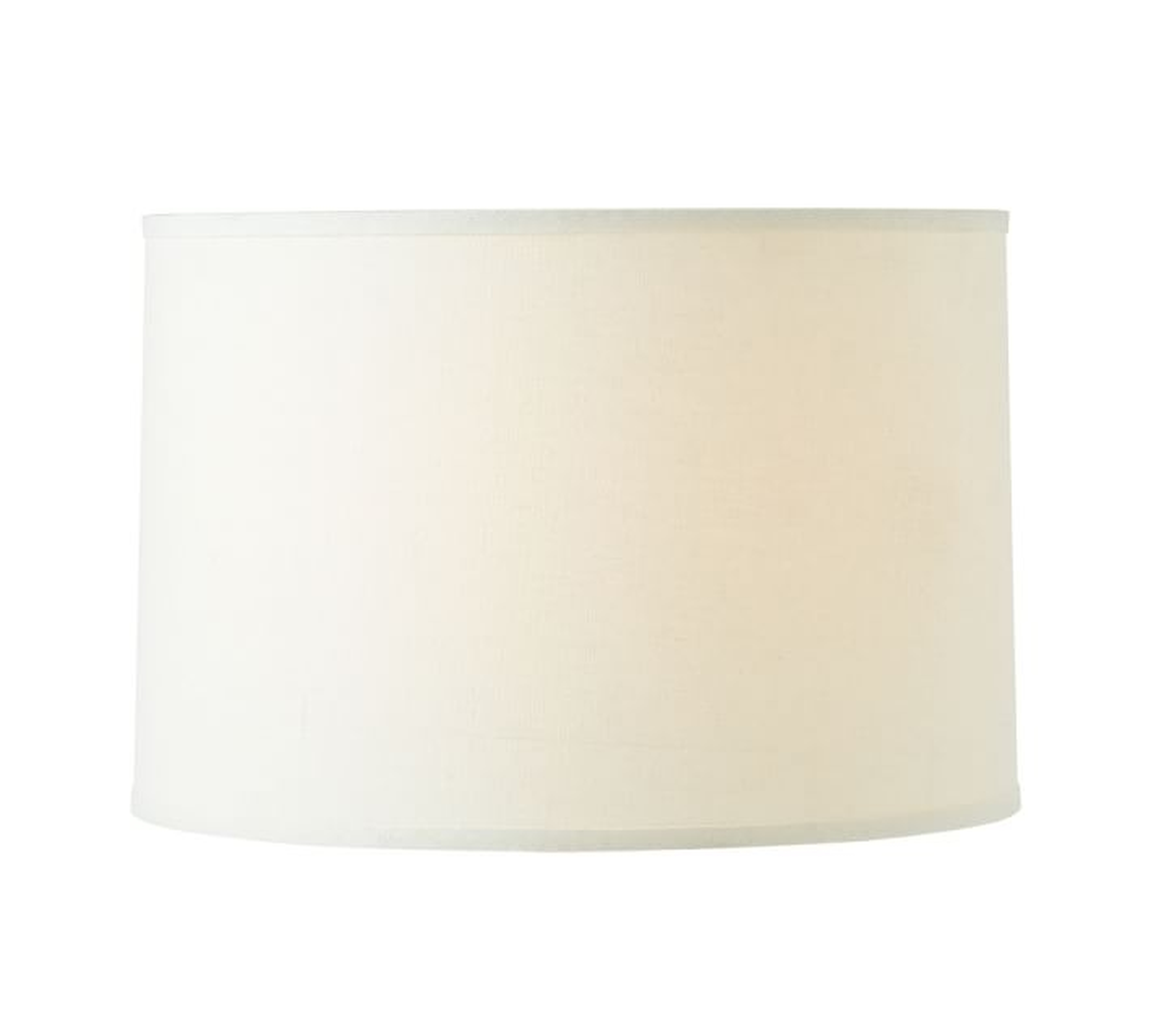 Table Lamp Shade - Medium - Ivory - Pottery Barn