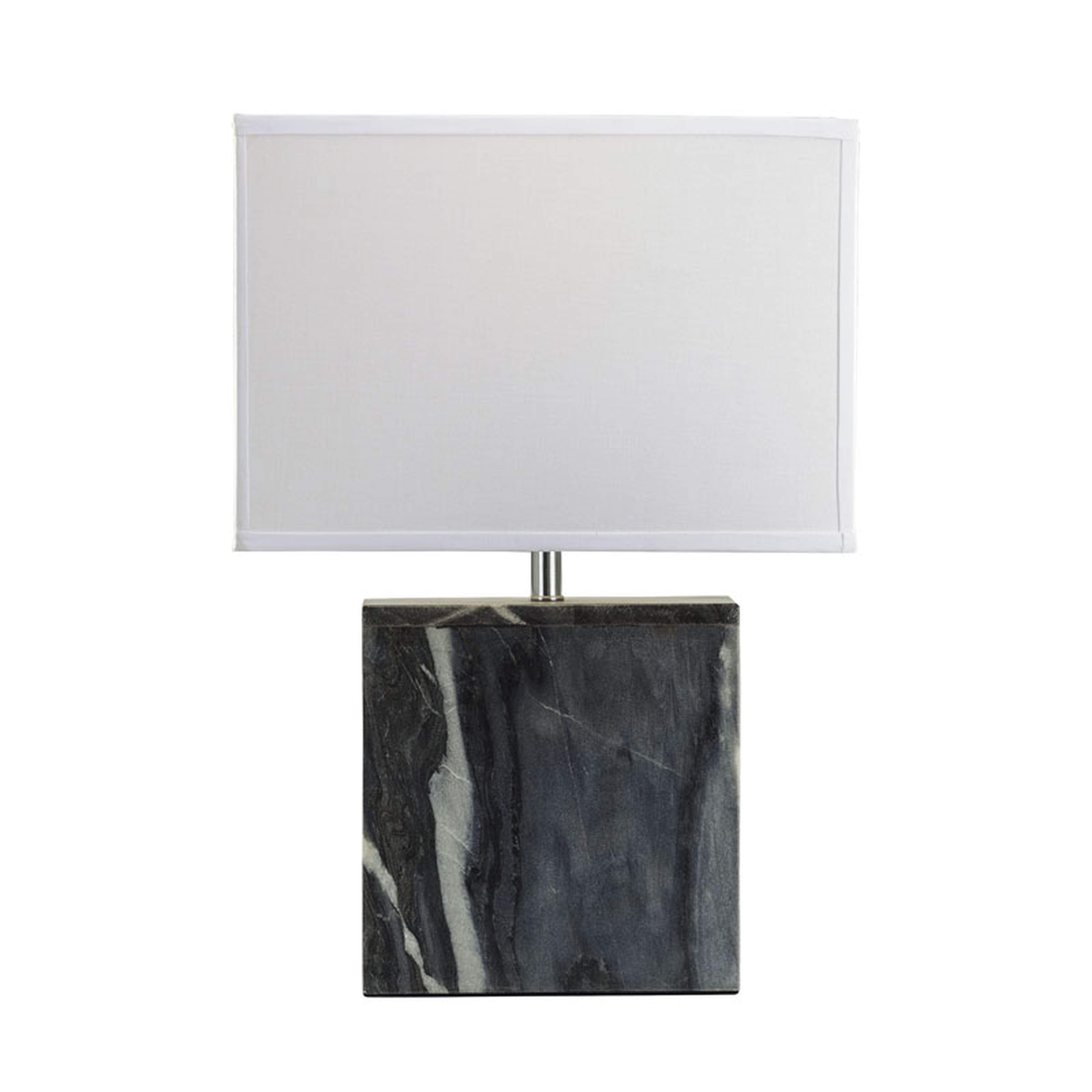 Grey Marble Square Table Lamp - Elk Home