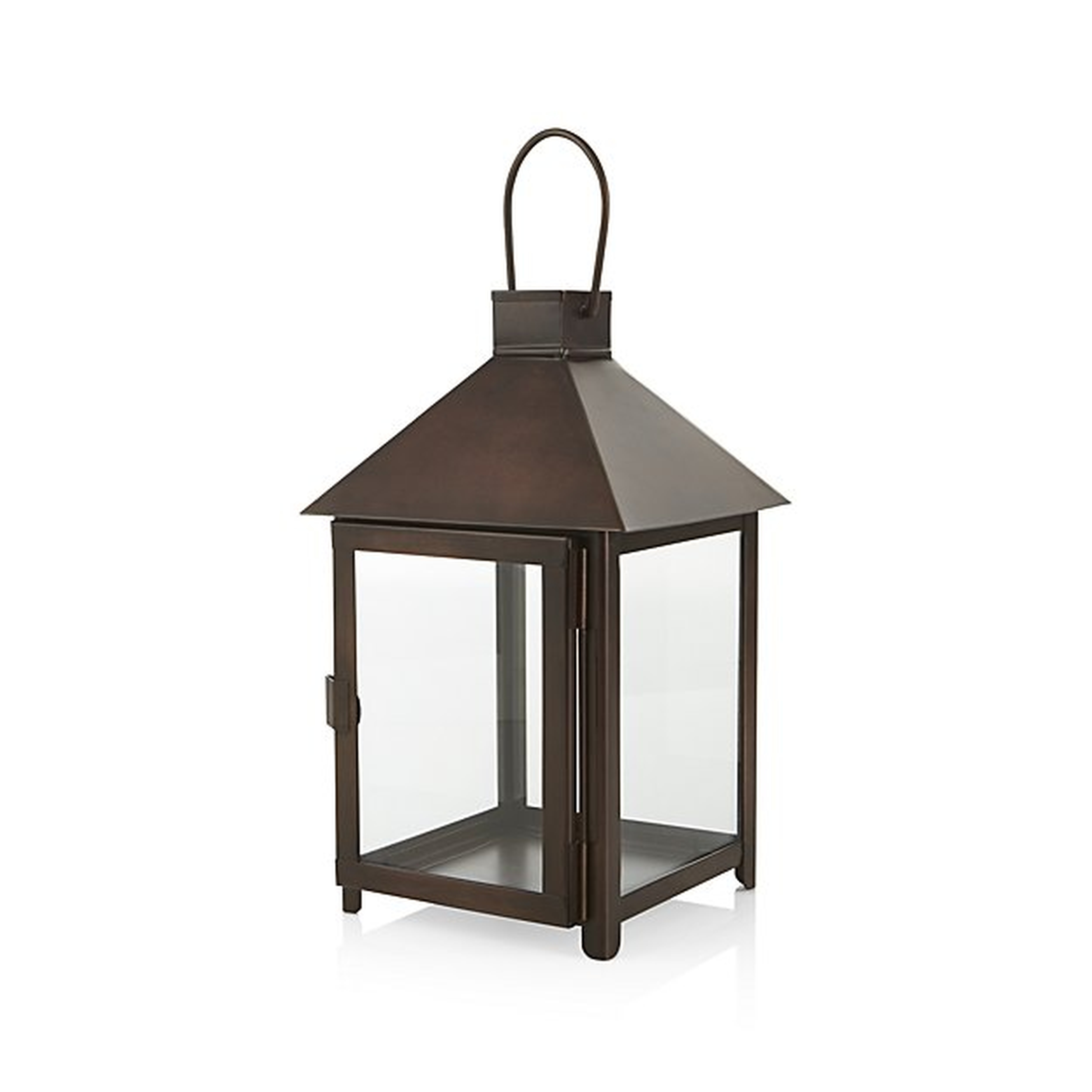 Knox Bronze Metal Lantern -  Small - Crate and Barrel