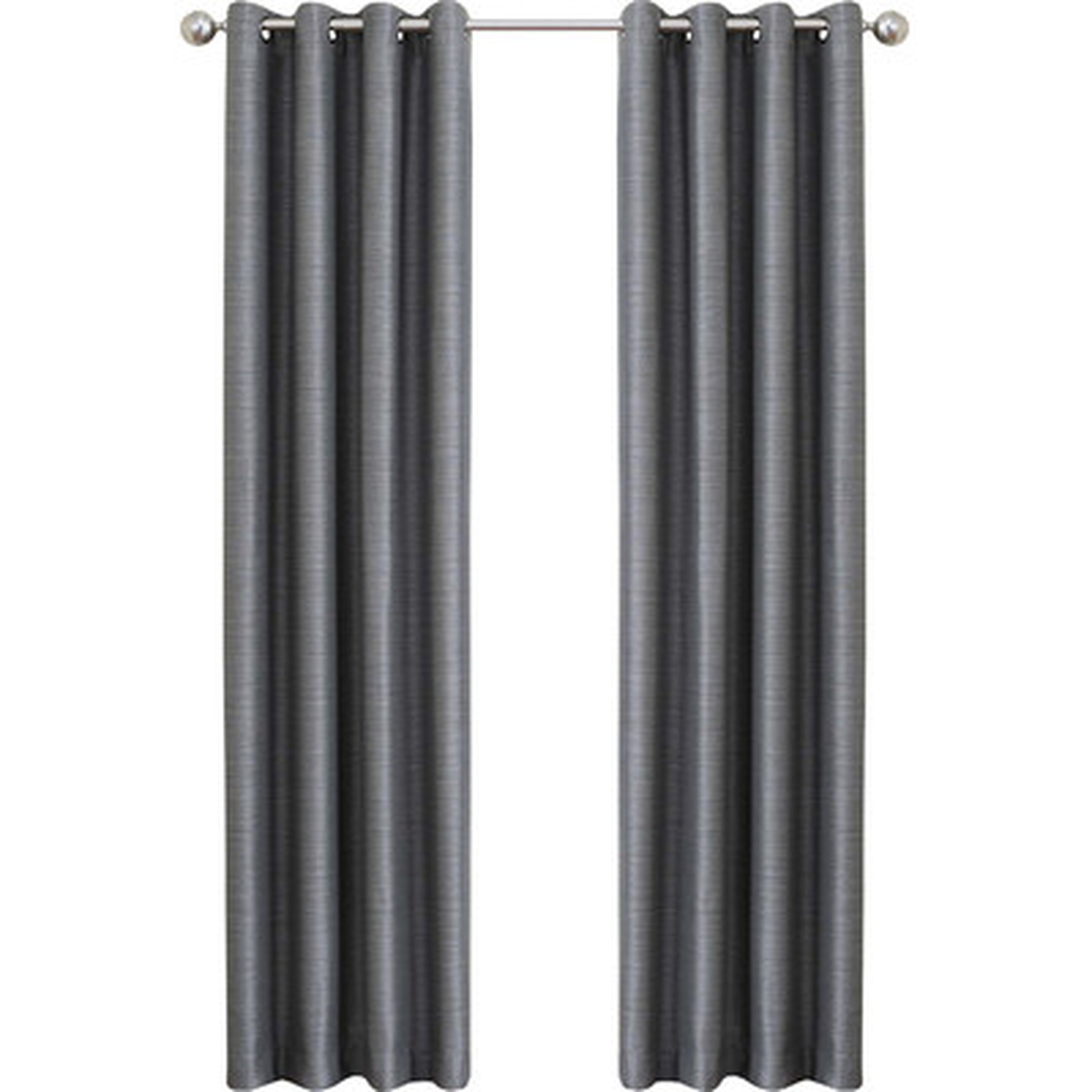 Mcgriff Blackout Single Curtain Panel - Gray - 52"W x 95"L - Wayfair