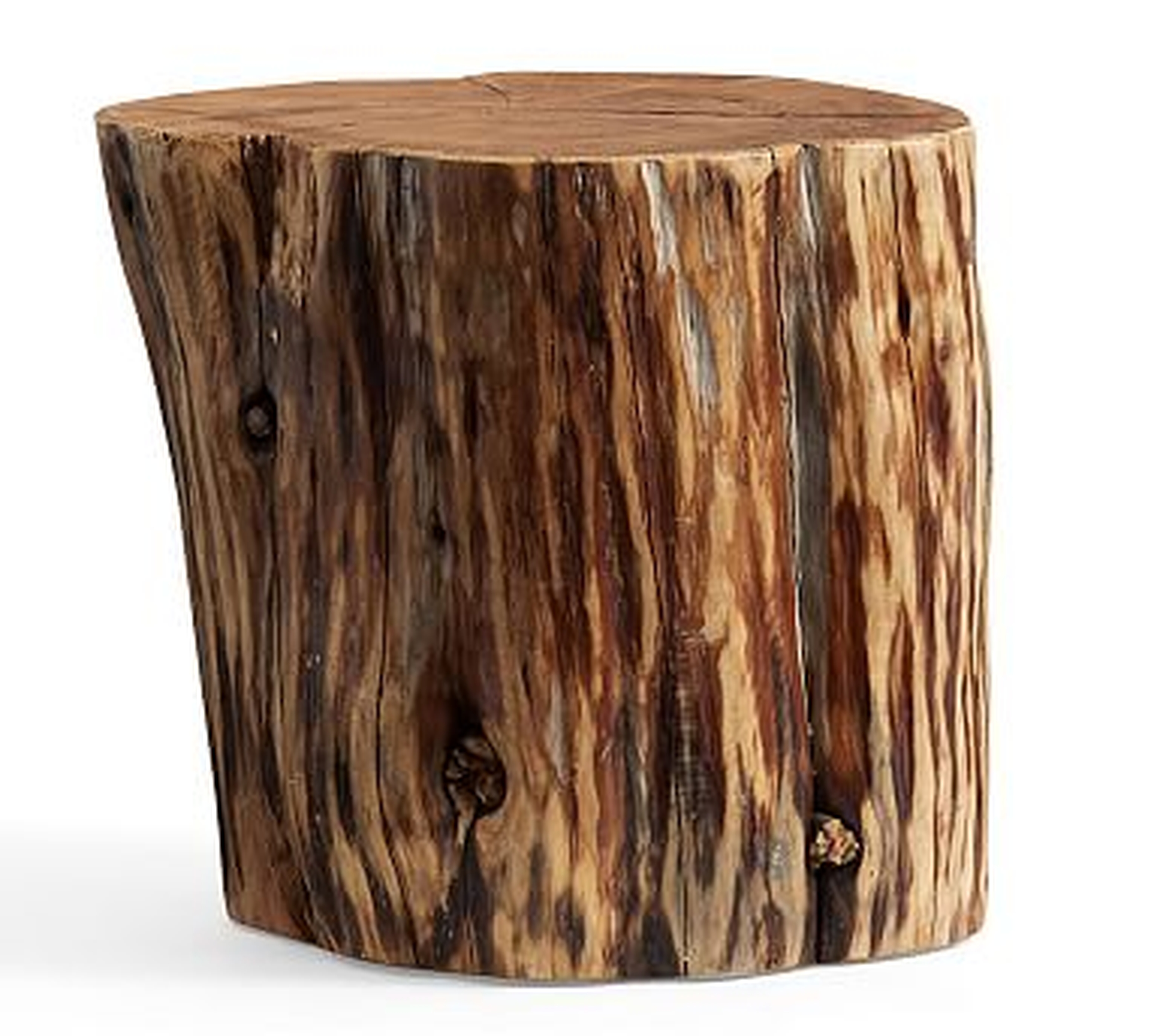 Reclaimed Wood Stump Table, Large - Pottery Barn