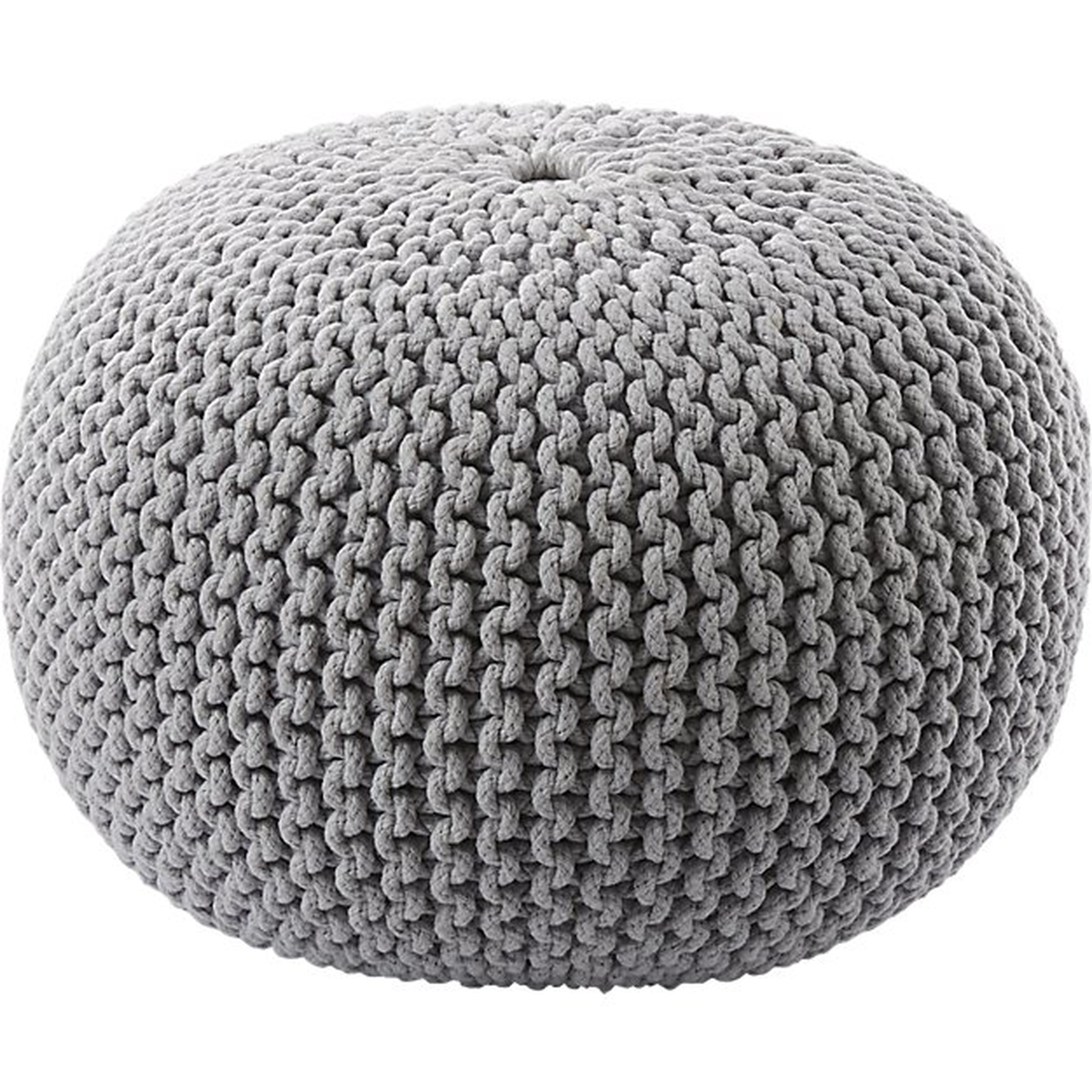 Knitted Pouf - CB2