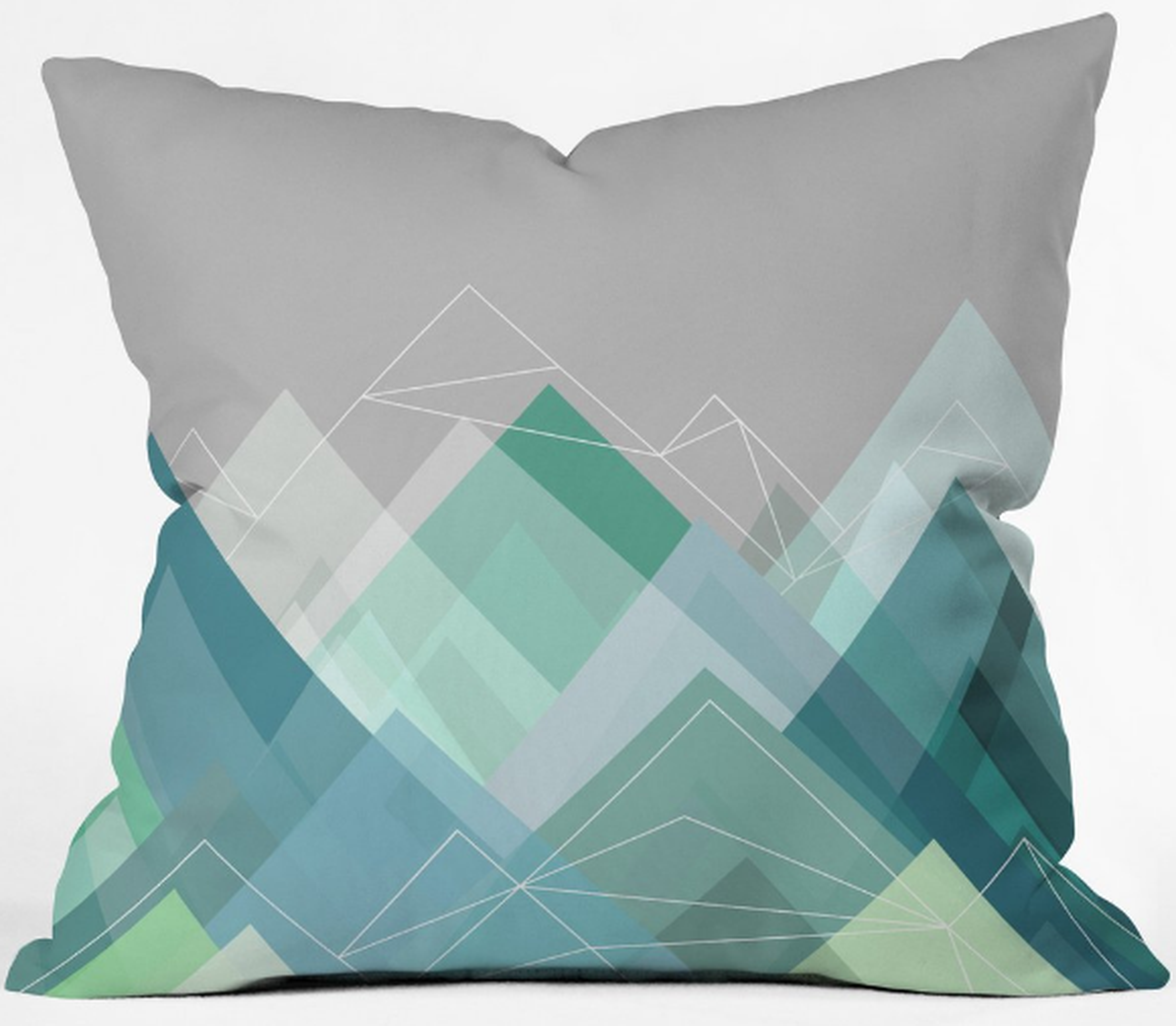 GRAPHIC 107 Y Pillow - 16" x 16" - With Insert - Wander Print Co.