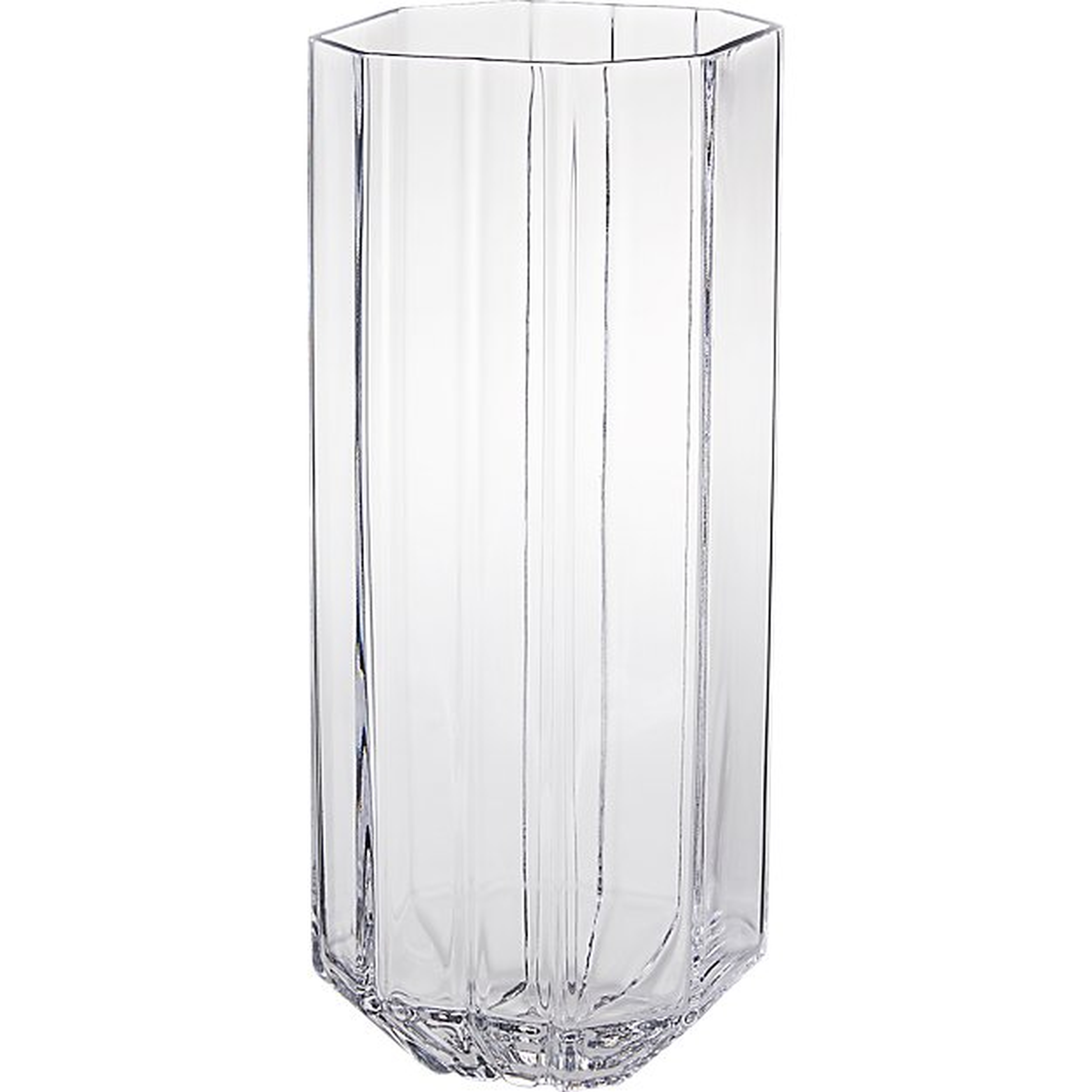 Carlyle glass vase - CB2