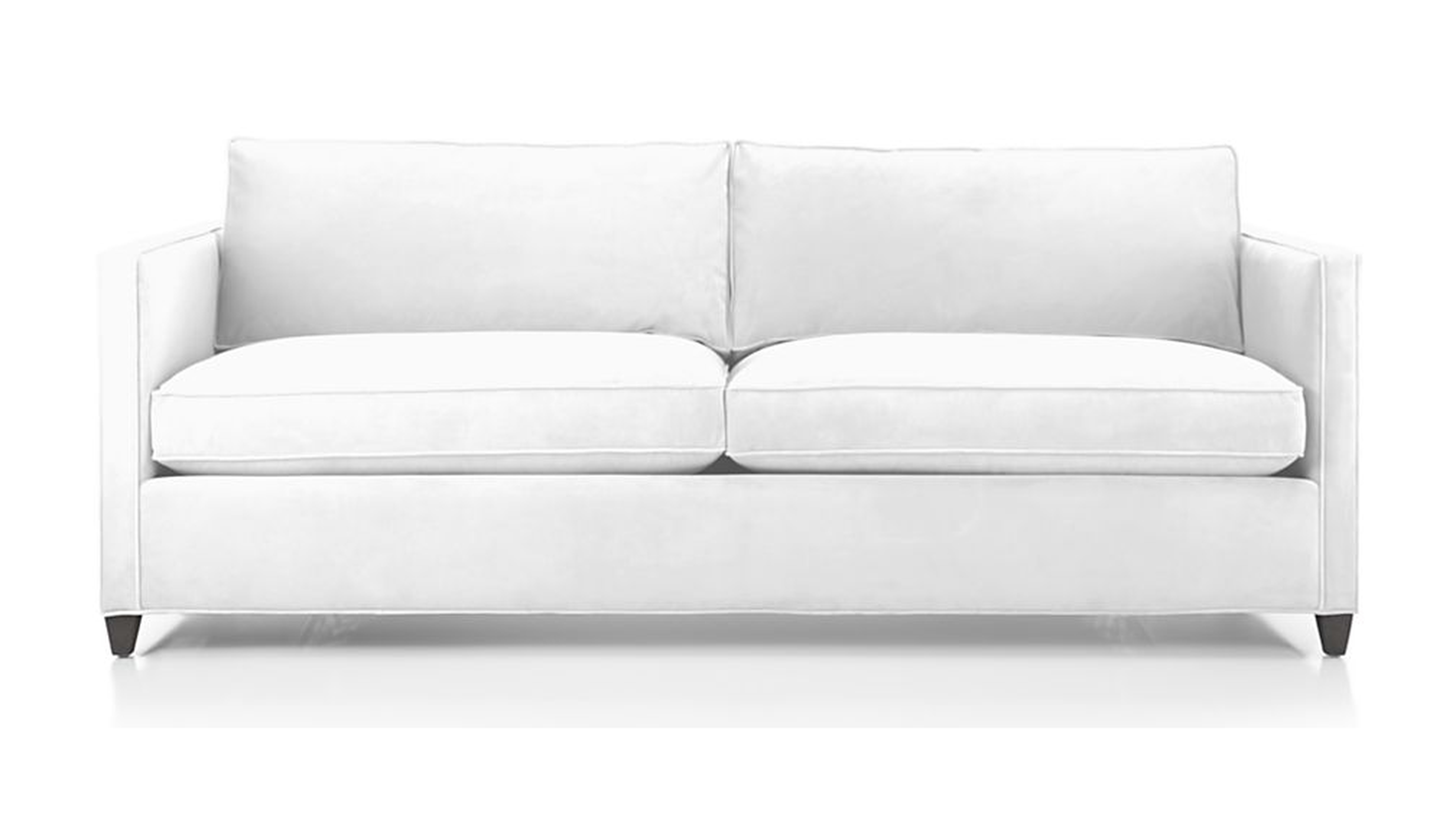 CUSTOM Dryden Sofa - White - Crate and Barrel