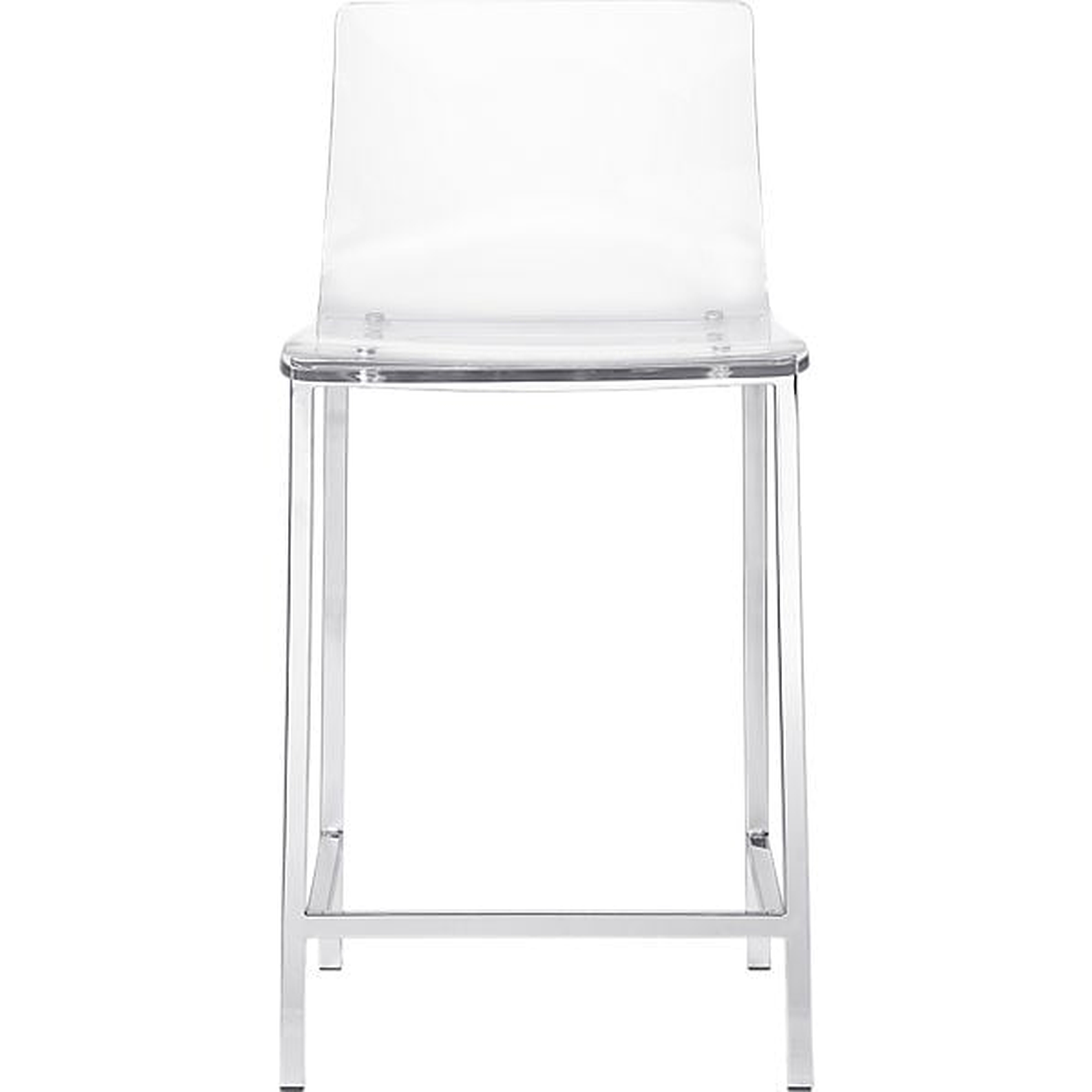 Vapor 24" acrylic counter stool - CB2