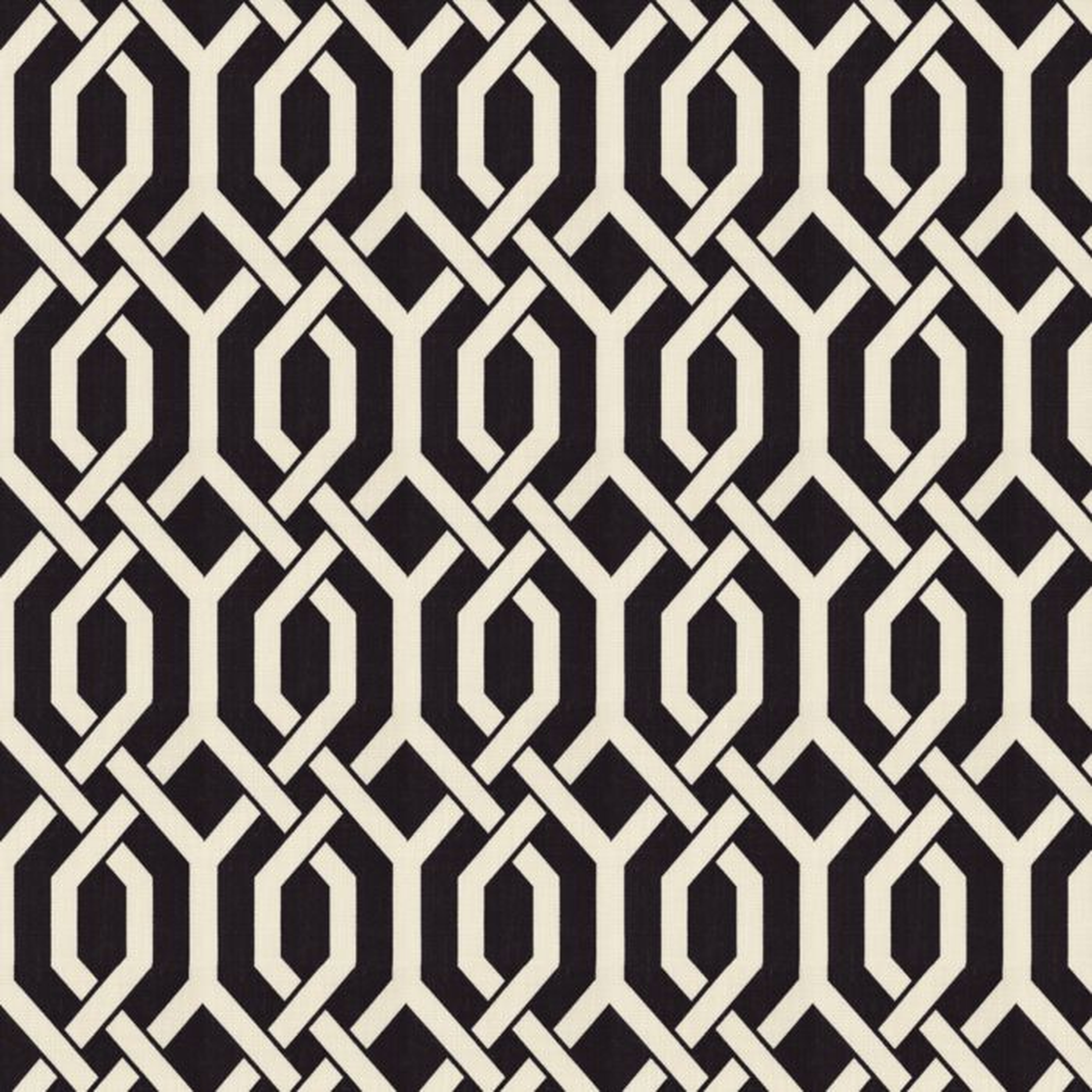 Entangled Black Fabric - Loom Decor