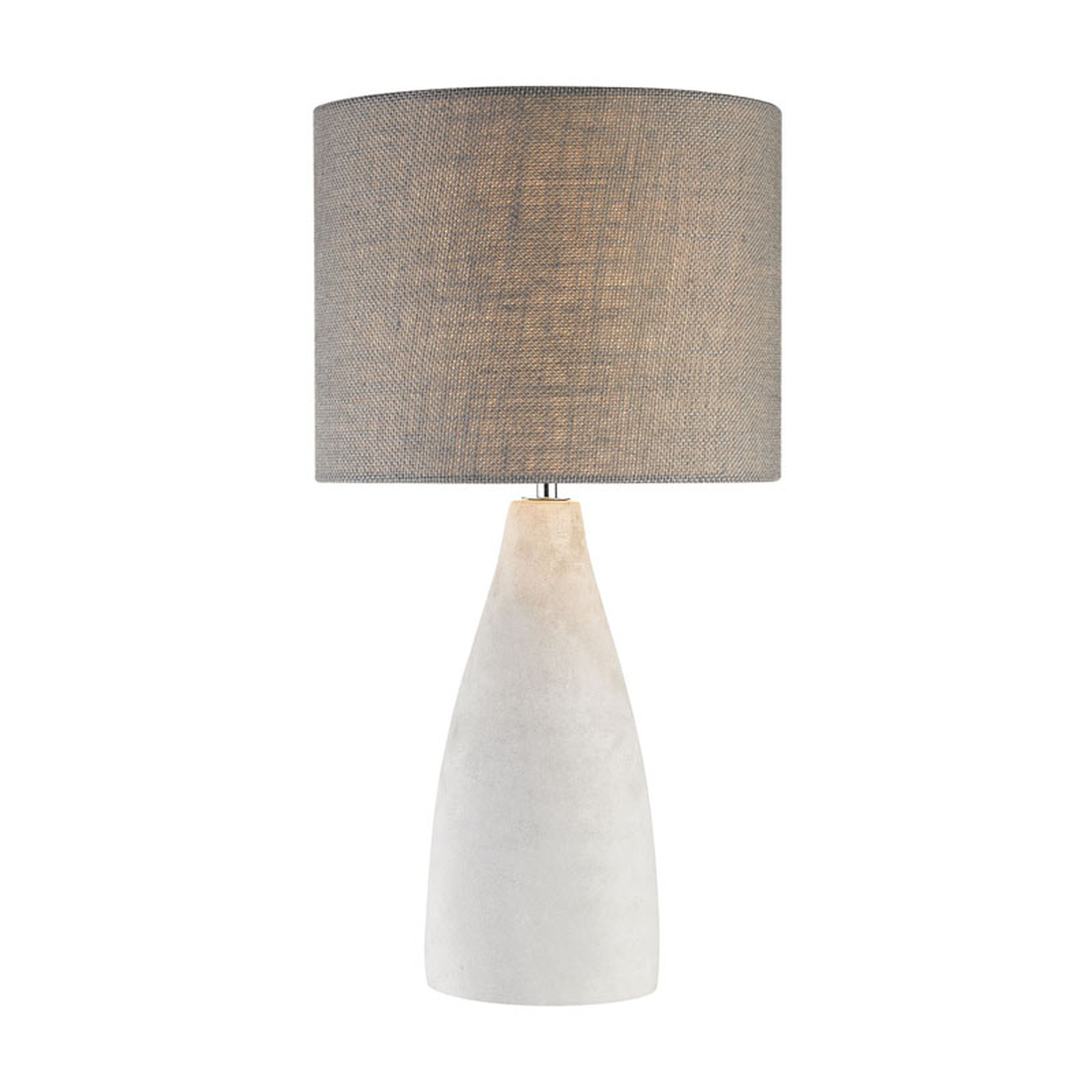 21" Rockport Light Table Lamp, Polished Concrete - Elk Home
