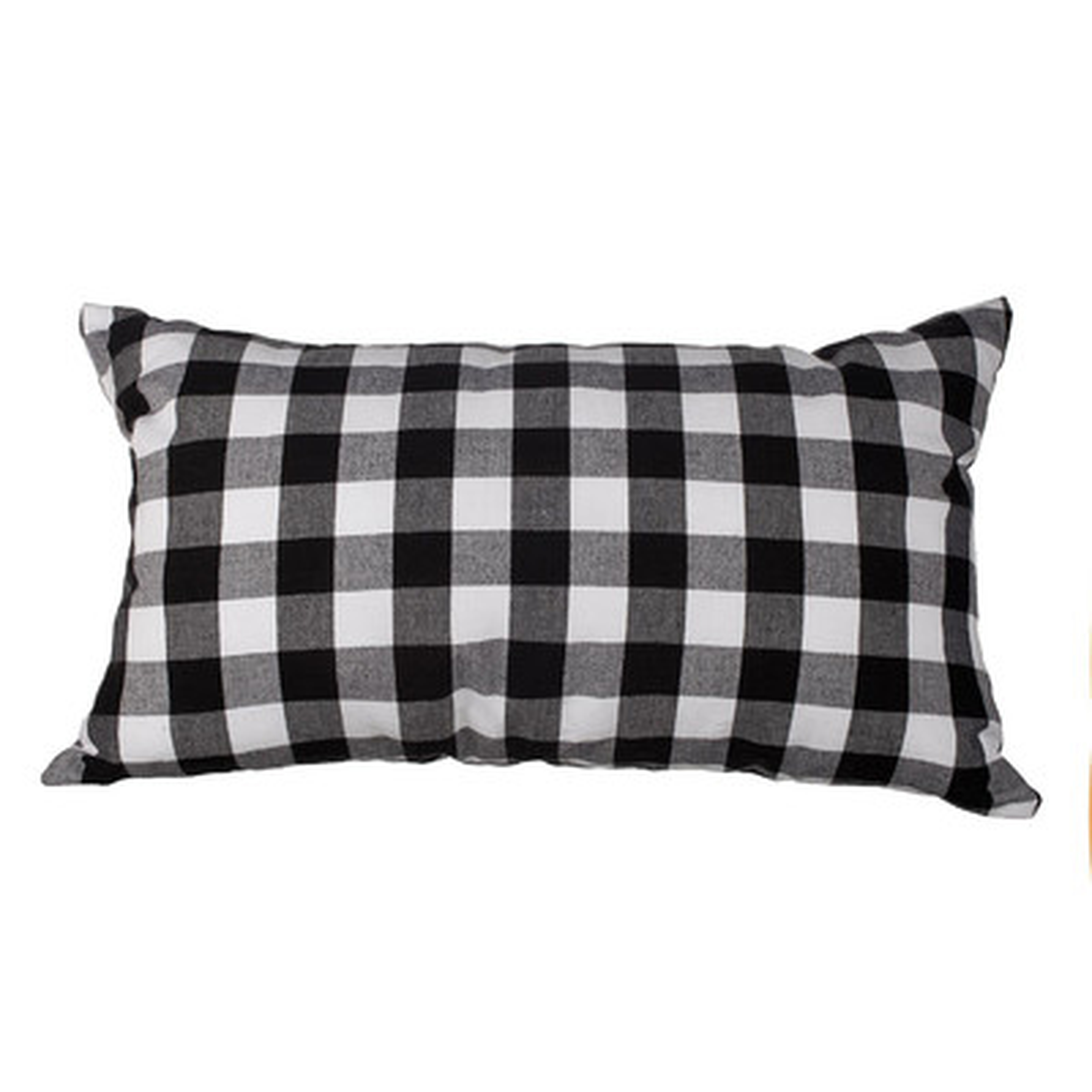 Delano Décor Buffalo Check Cotton Lumbar Pillow  -With Insert - Wayfair