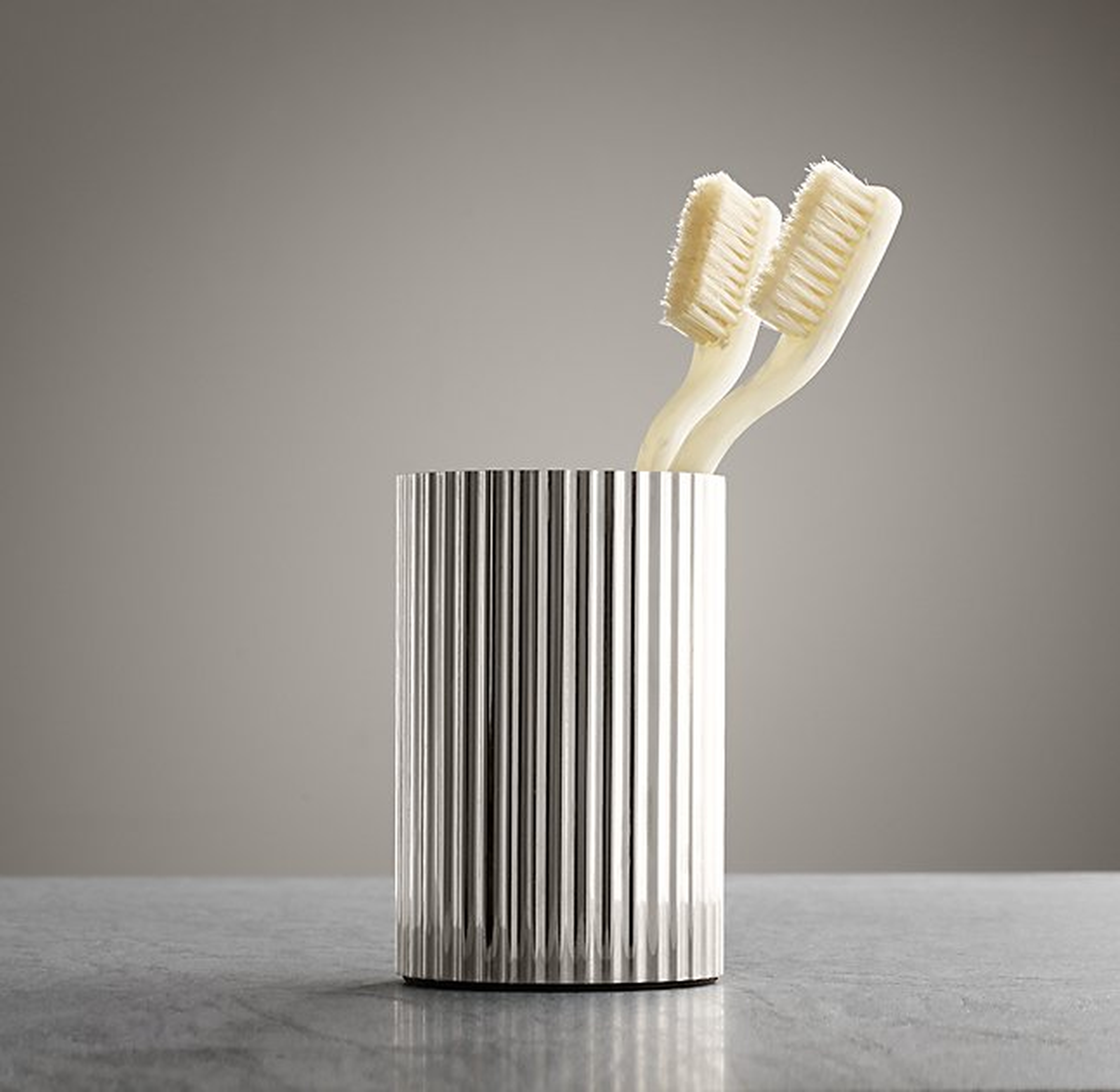 RIBBED METAL TUMBLER - RH